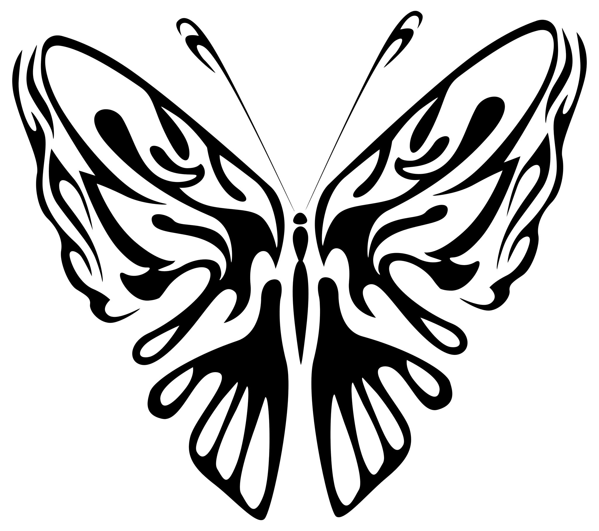 графический рисунок бабочки картинки