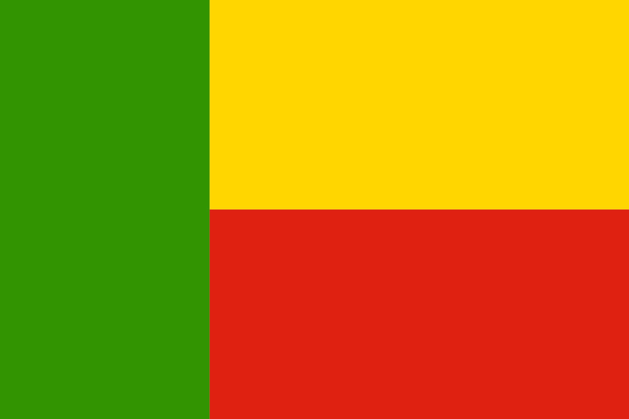 Бенин флаг