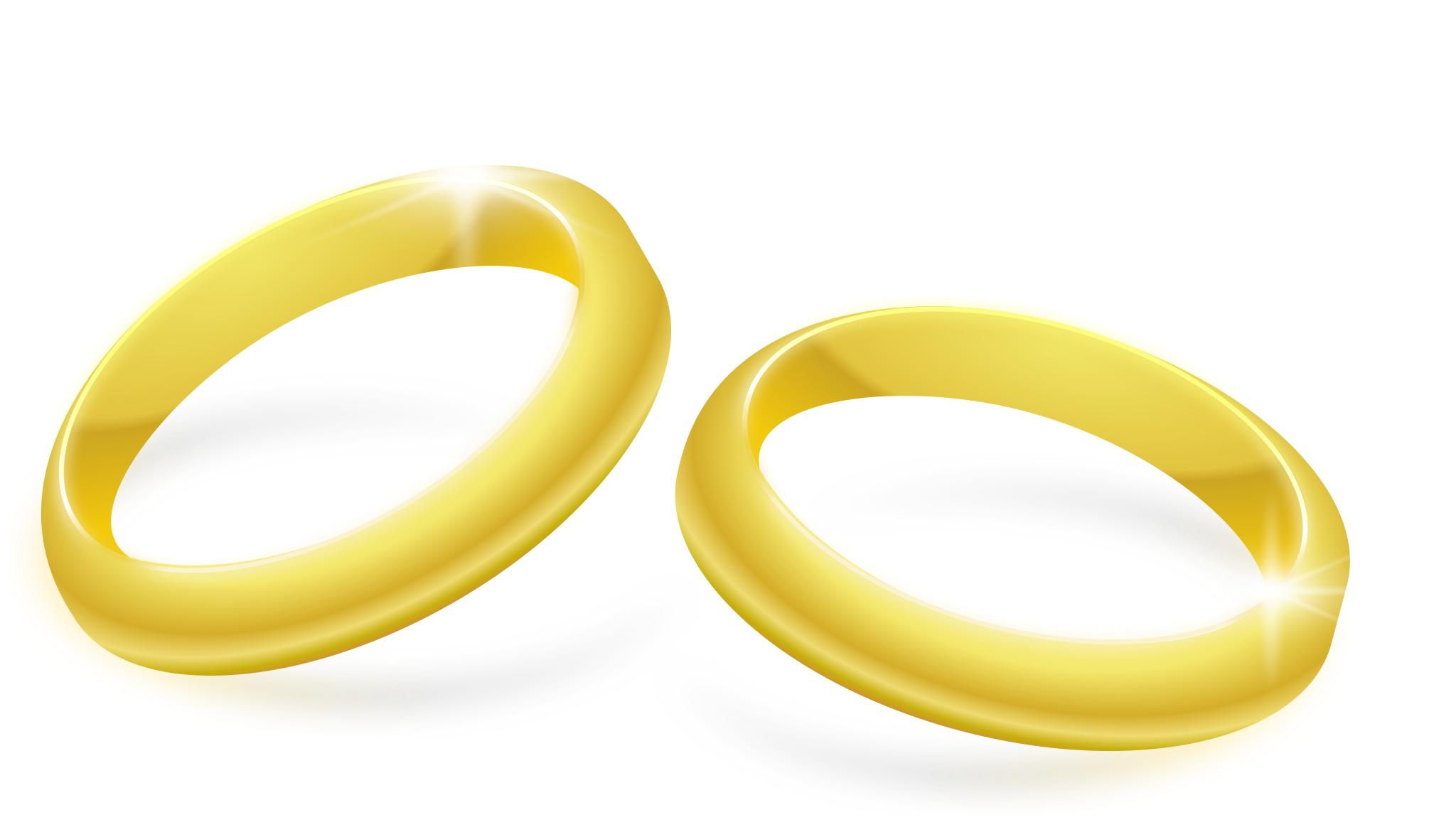 Жёлтое пластмассовое кольцо