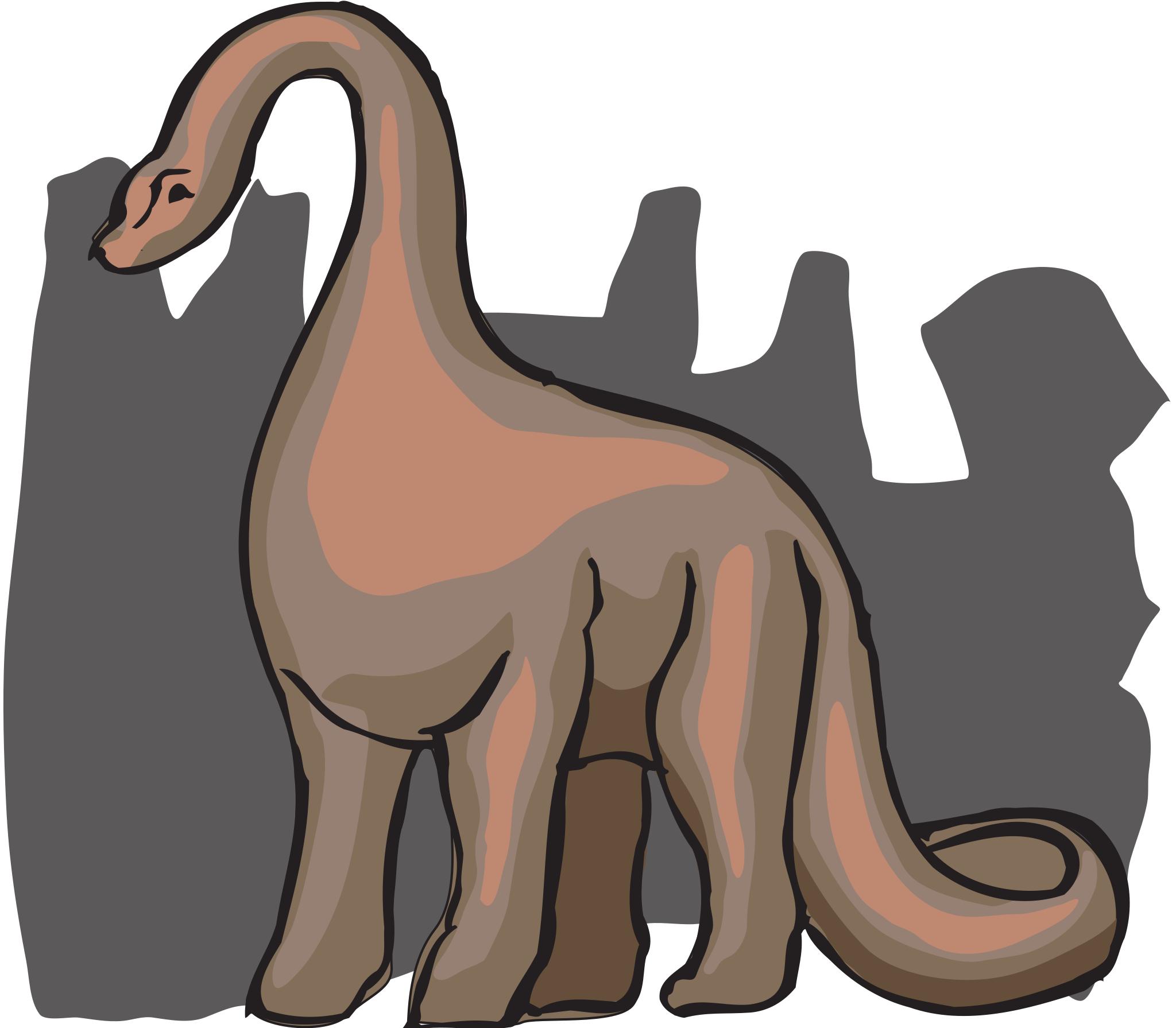 Брахиозавр в 2д