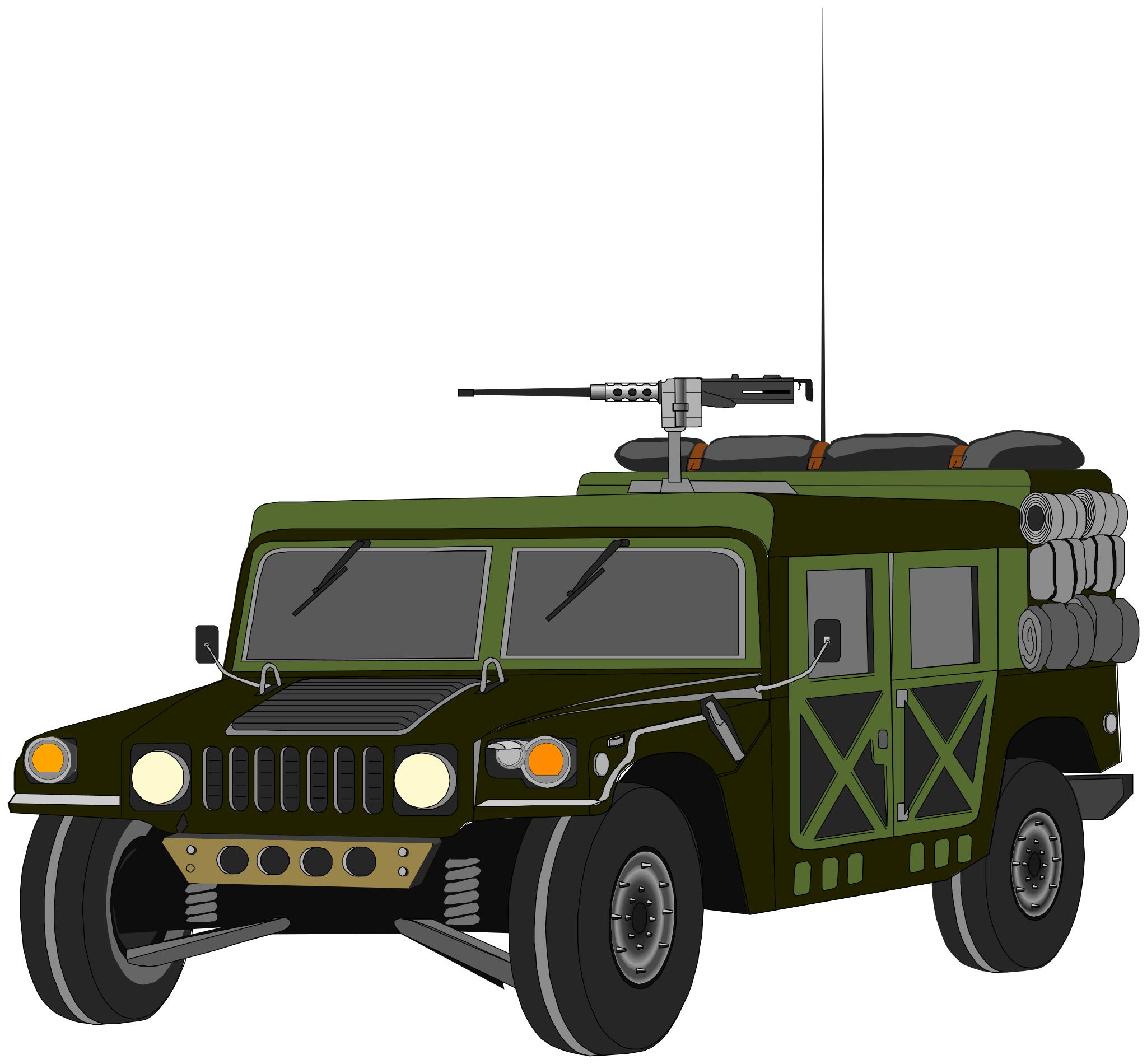 Внедорожник Humvee вектор