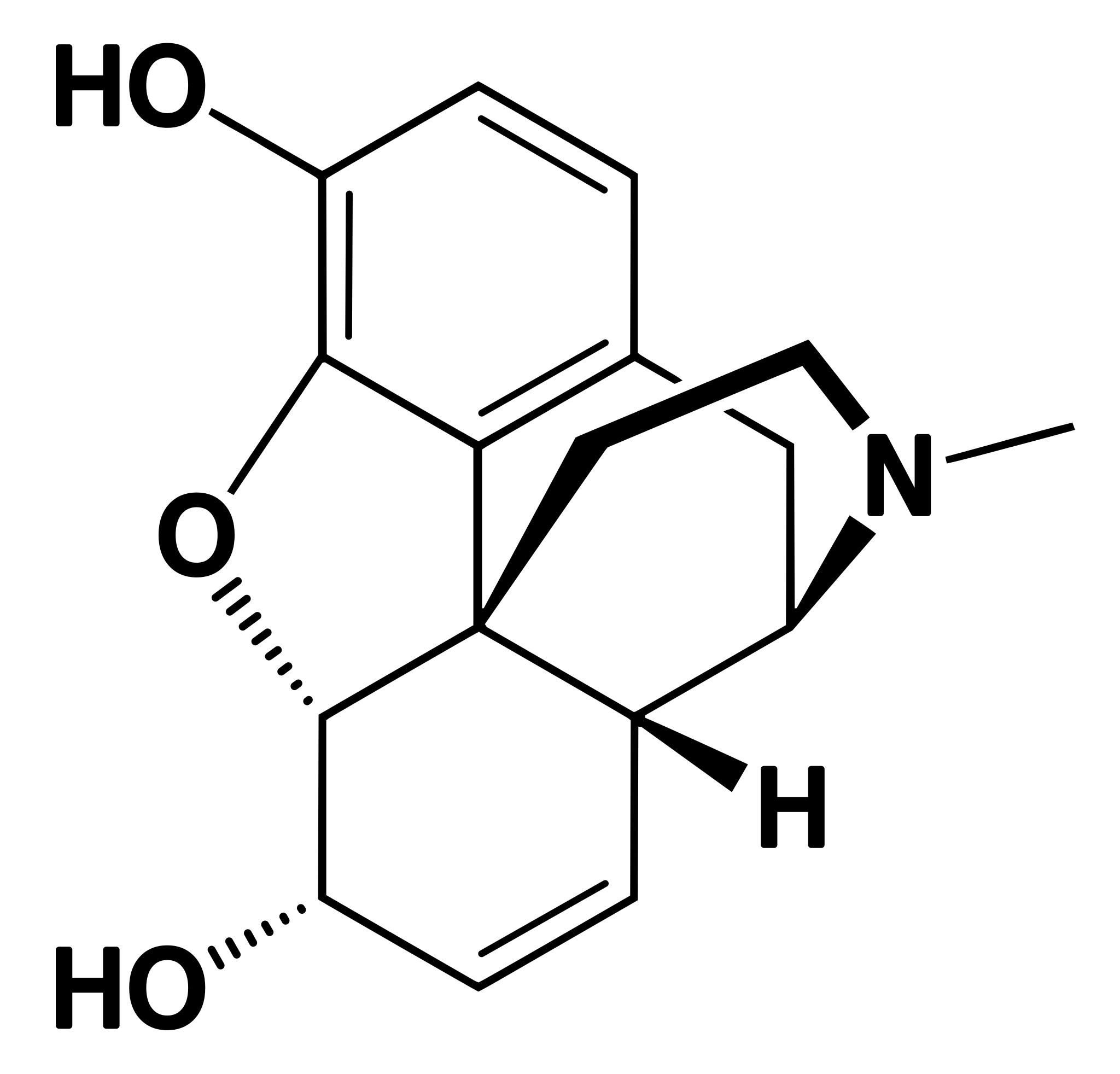 Морфин структурная формула