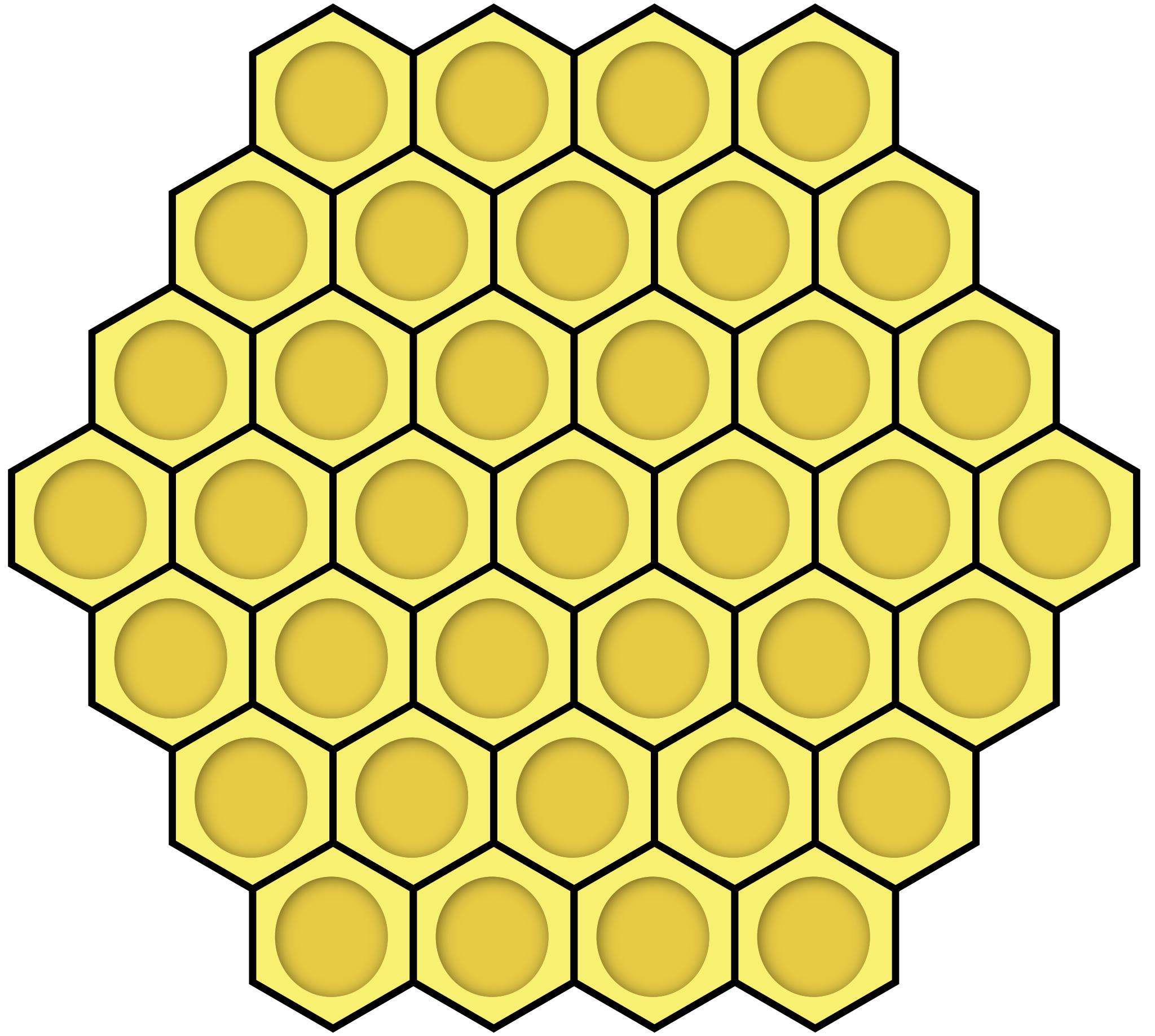Гексагон пчелы