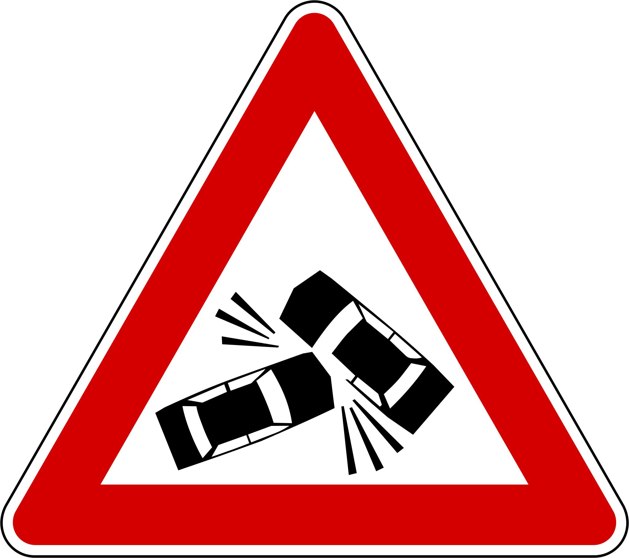 ДТП дорожный знак
