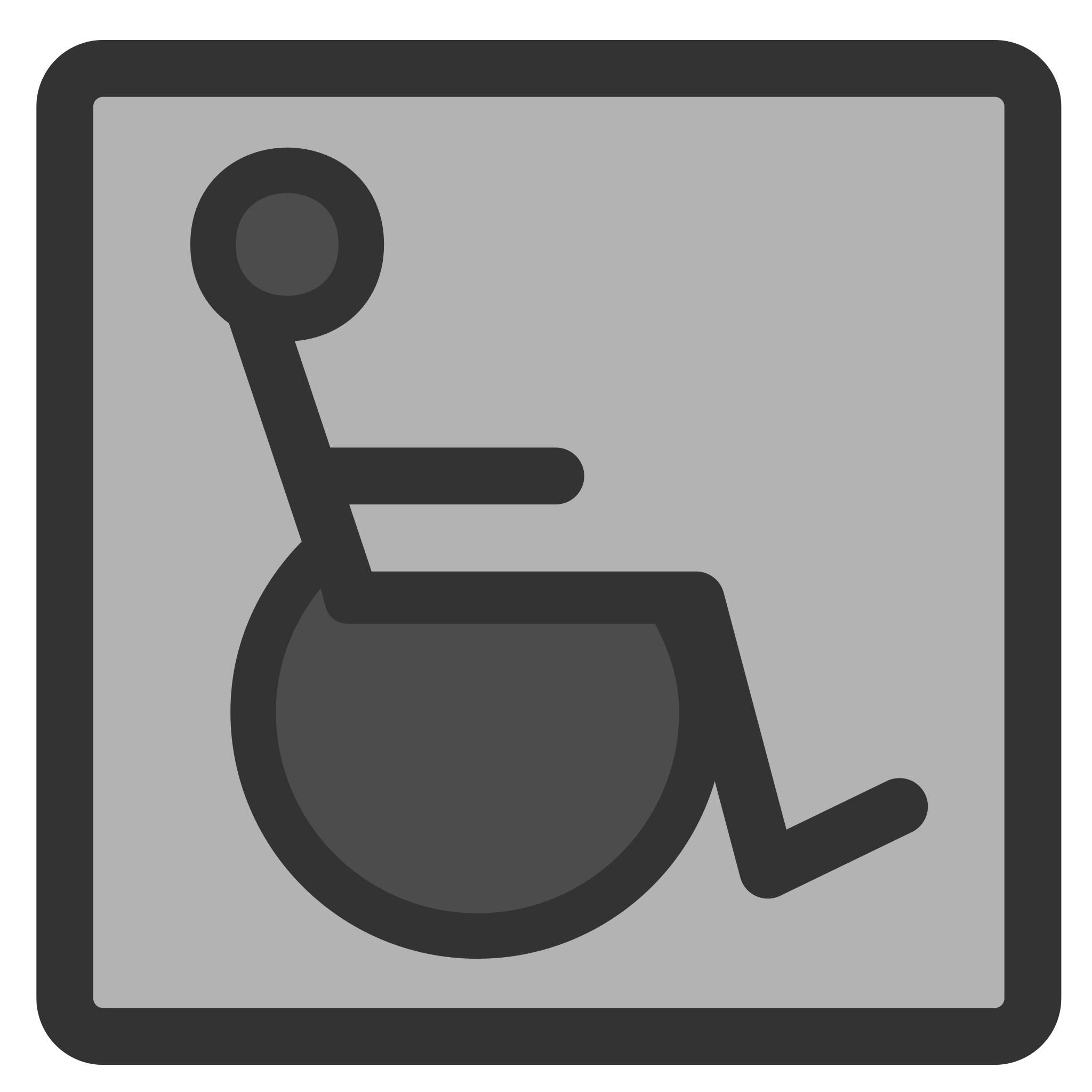 Знак доступности для инвалидов