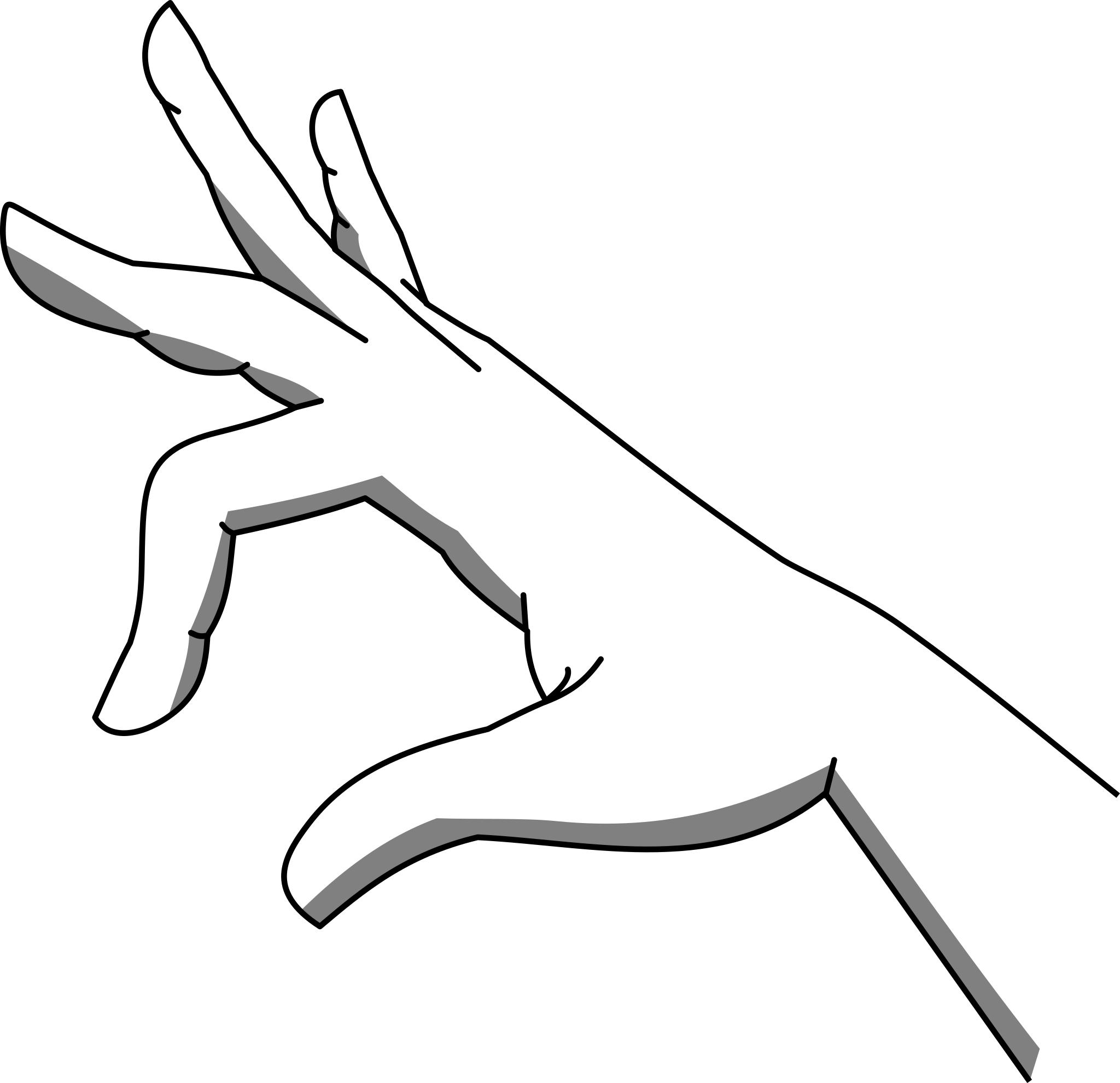 Векторное изображение руки