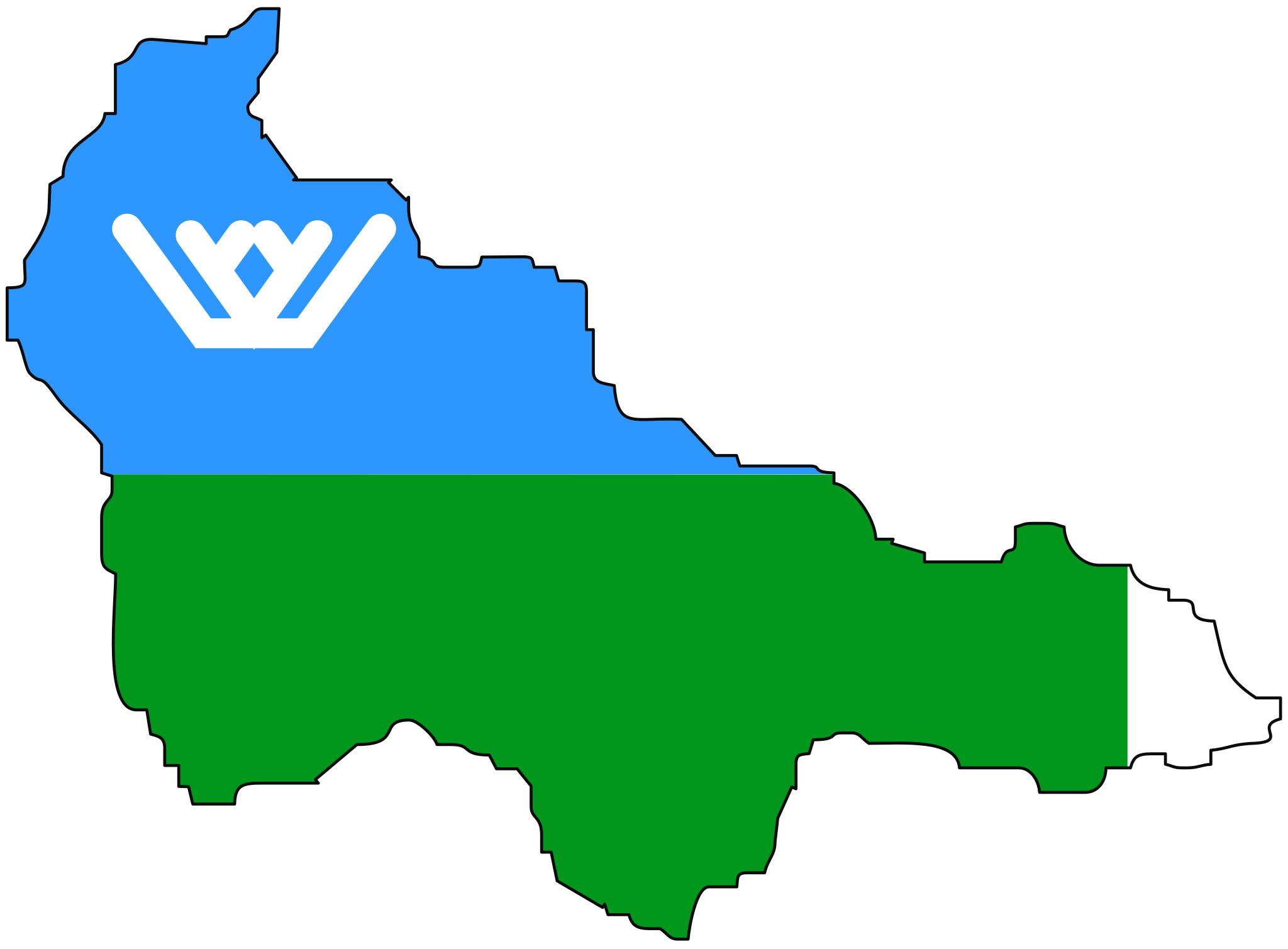 Флаг Ханты-Мансийского автономного округа - Югры
