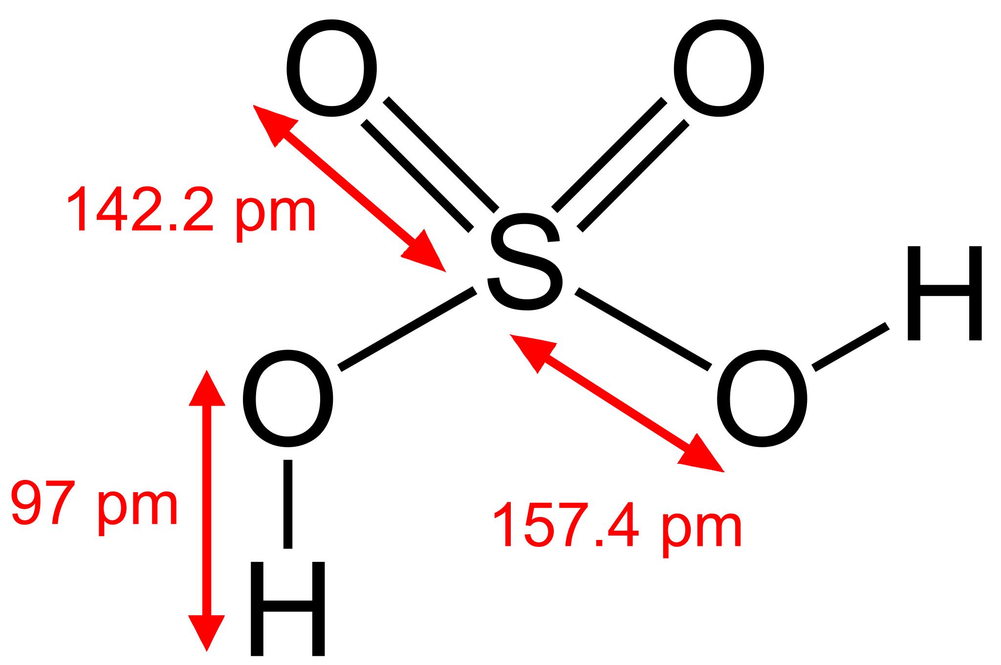 Структурная формула серной кислоты h2so4