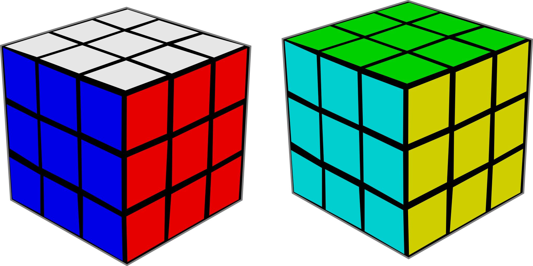 Кубик рубик мультяшка