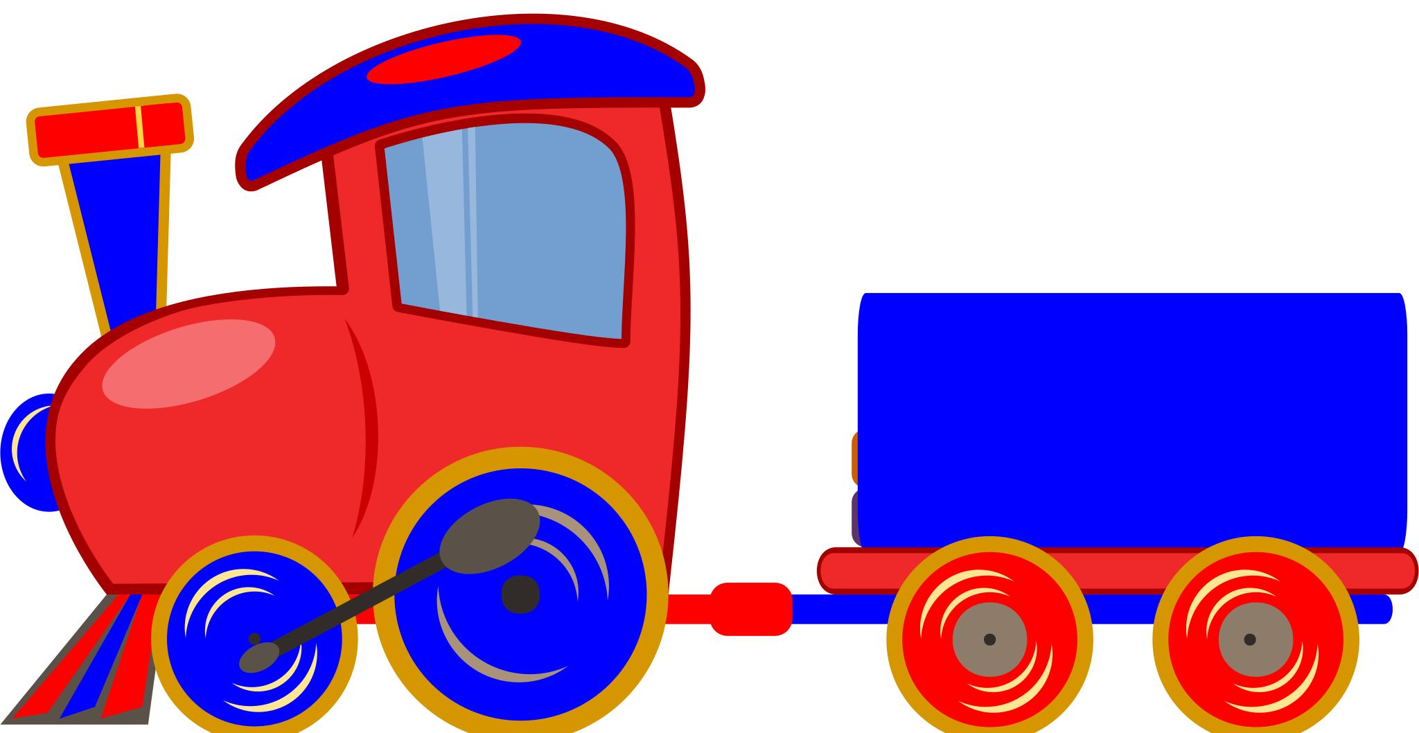 Поезд вагончики для детей вектор