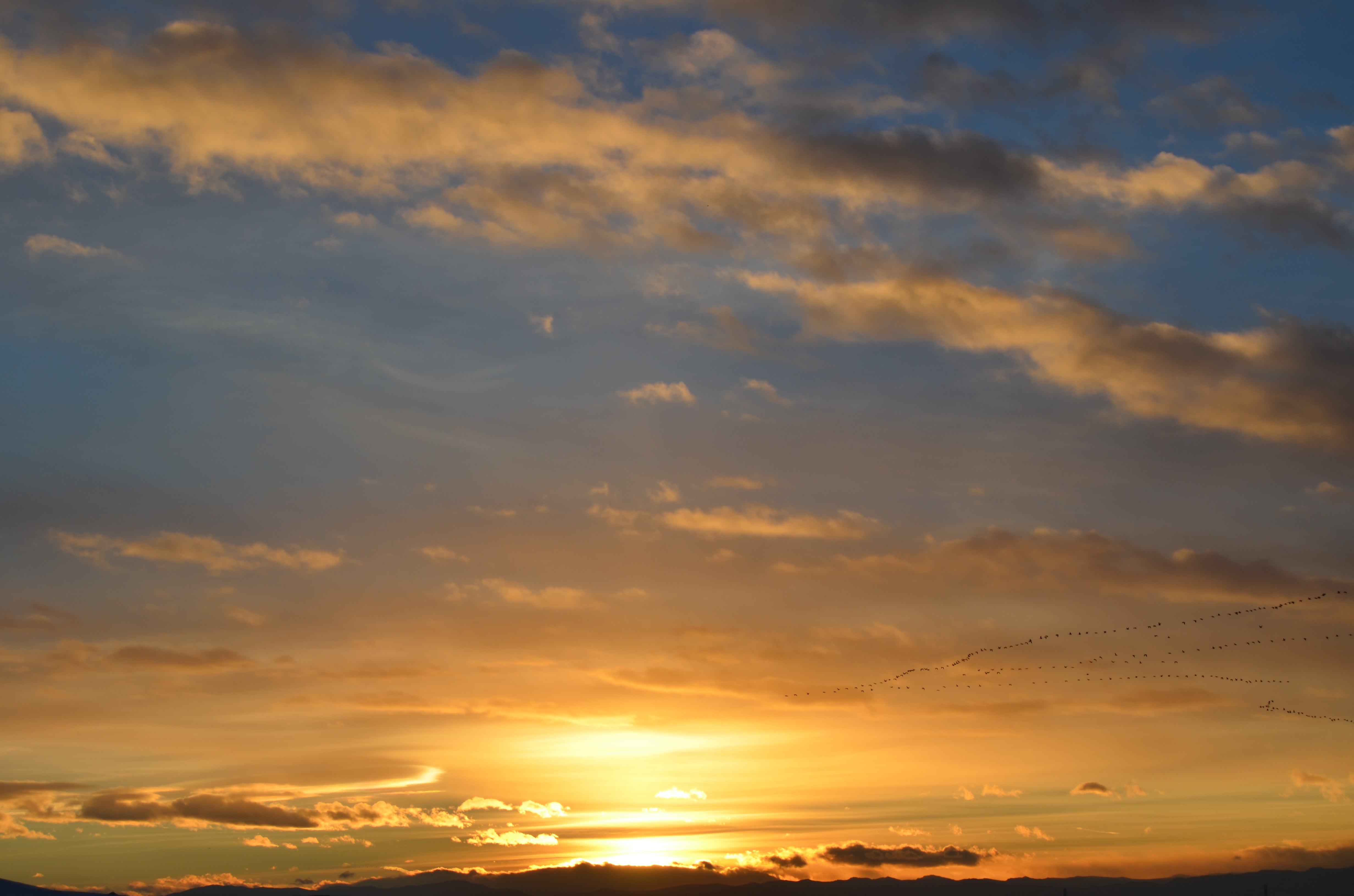 Free Images - sunset clouds sky sun 0