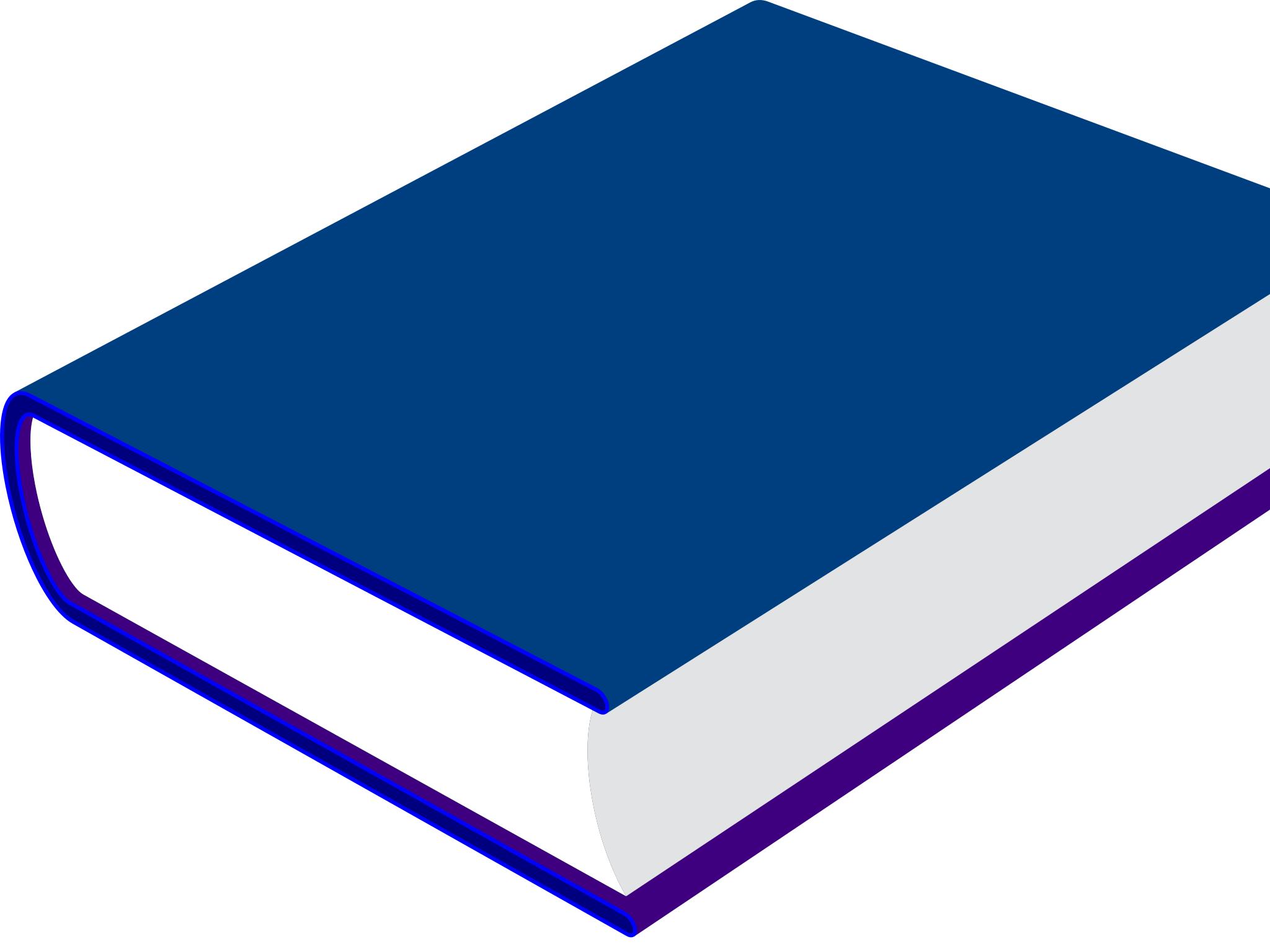 Книга синего цвета