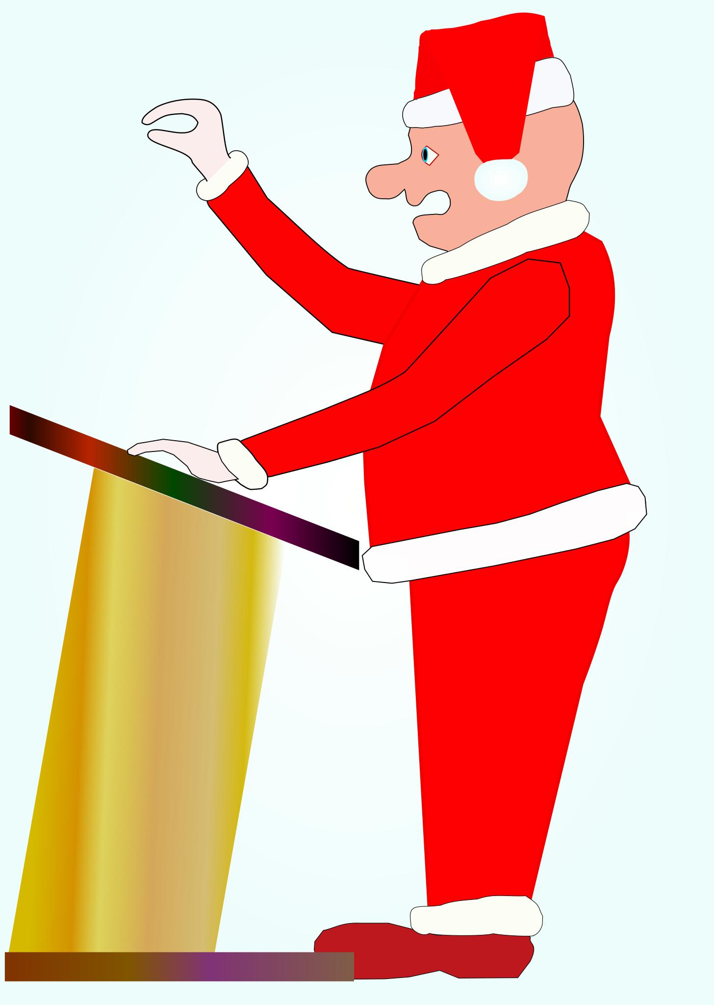 Костюм Санта Клауса рисунок