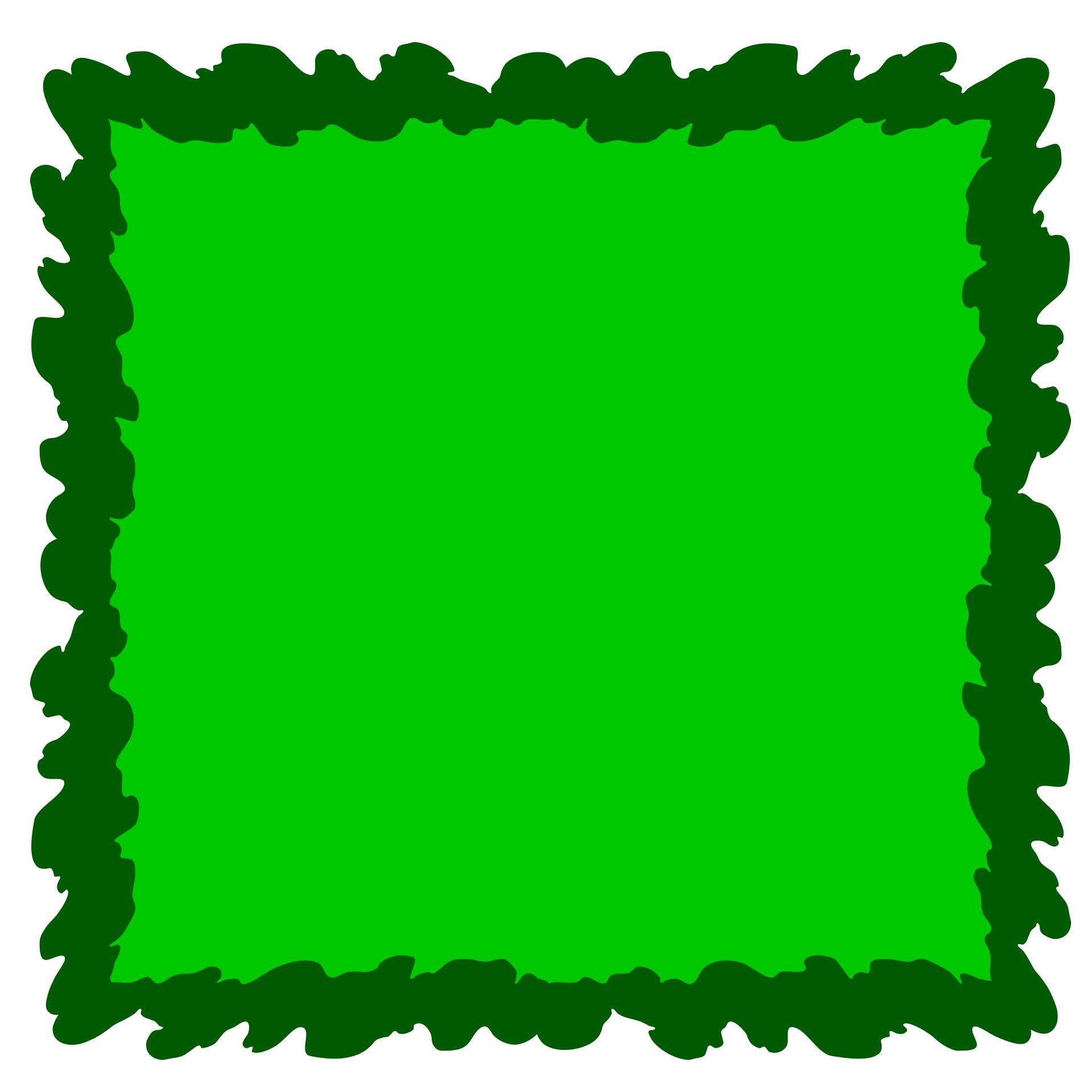 Зеленая квадратная рамка