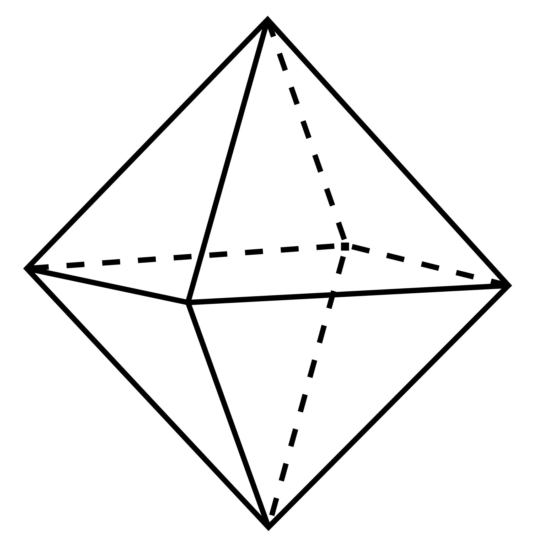 Тригональная пирамида и тетраэдр