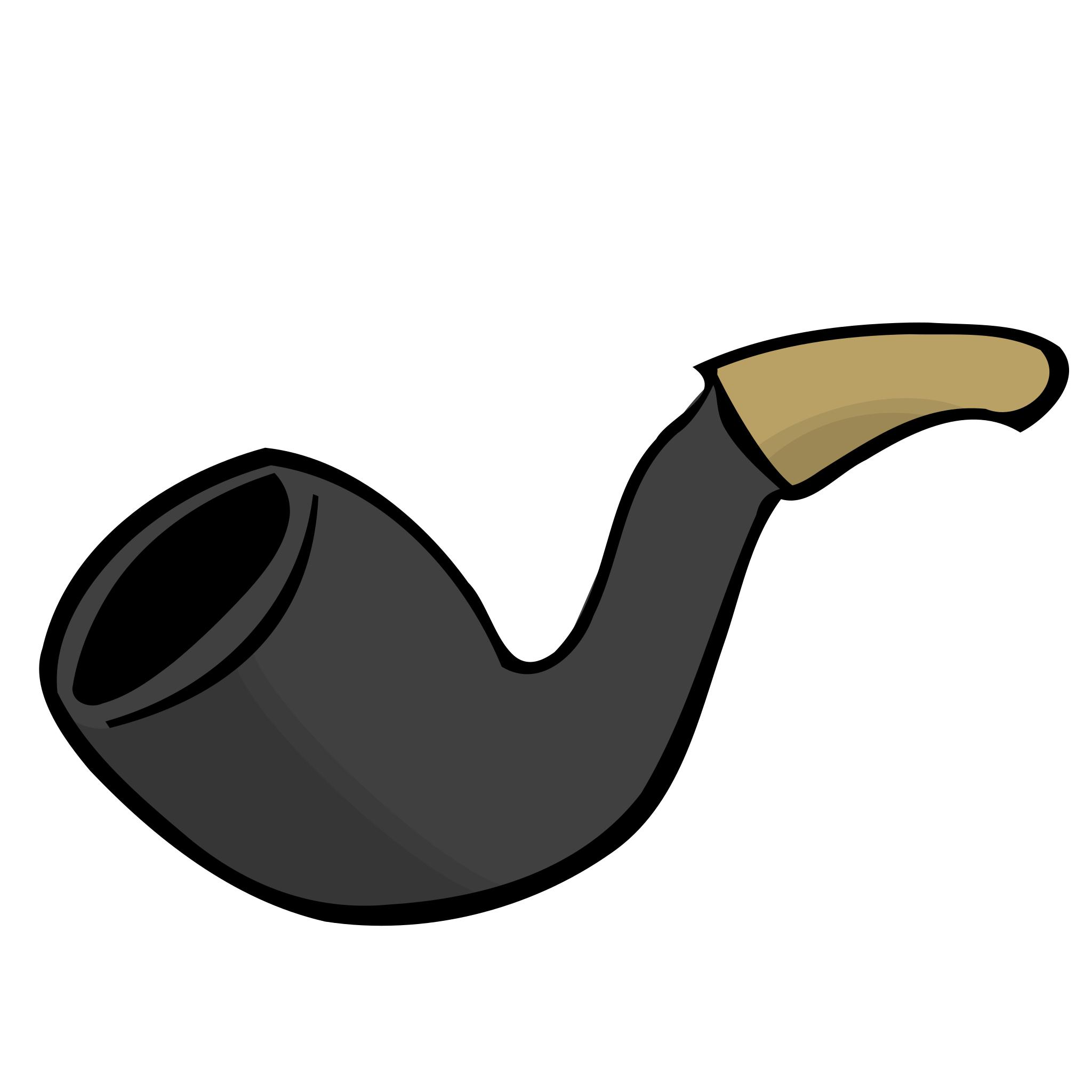 Нарисованная трубка для курения