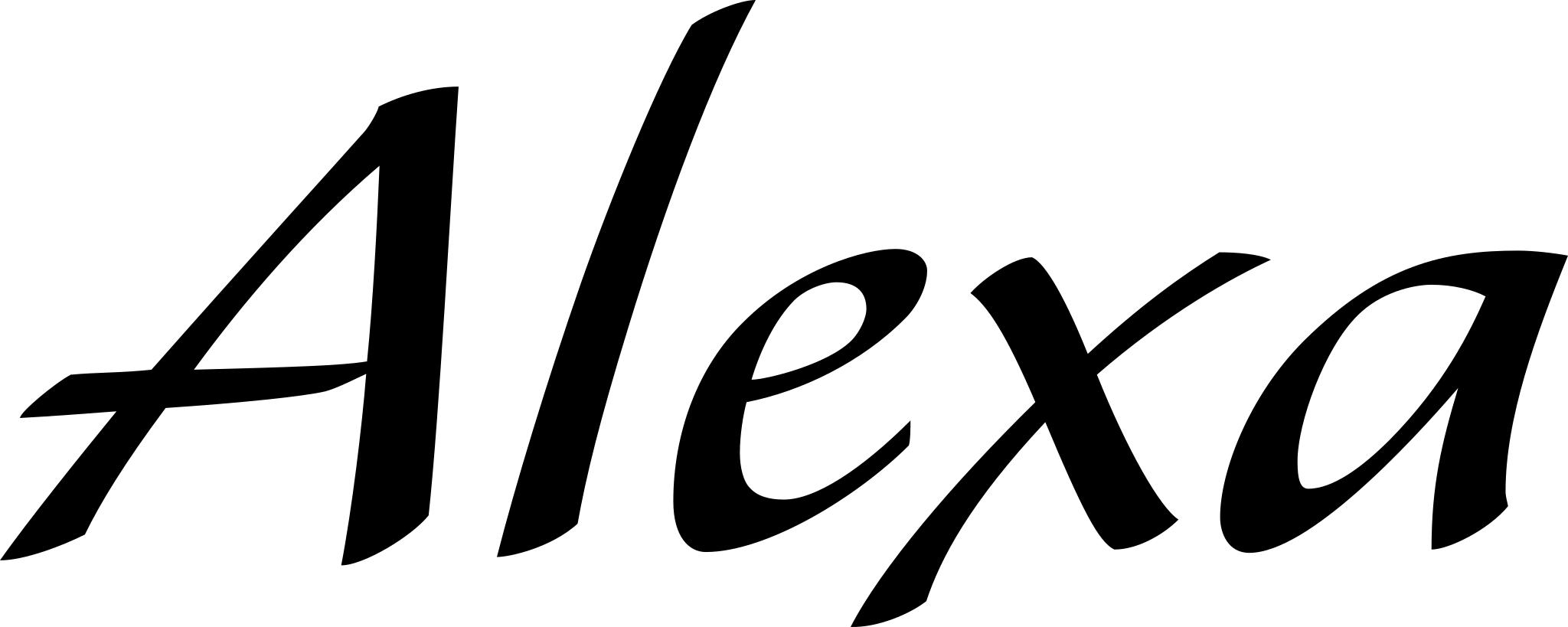 Алекс красивым шрифтом