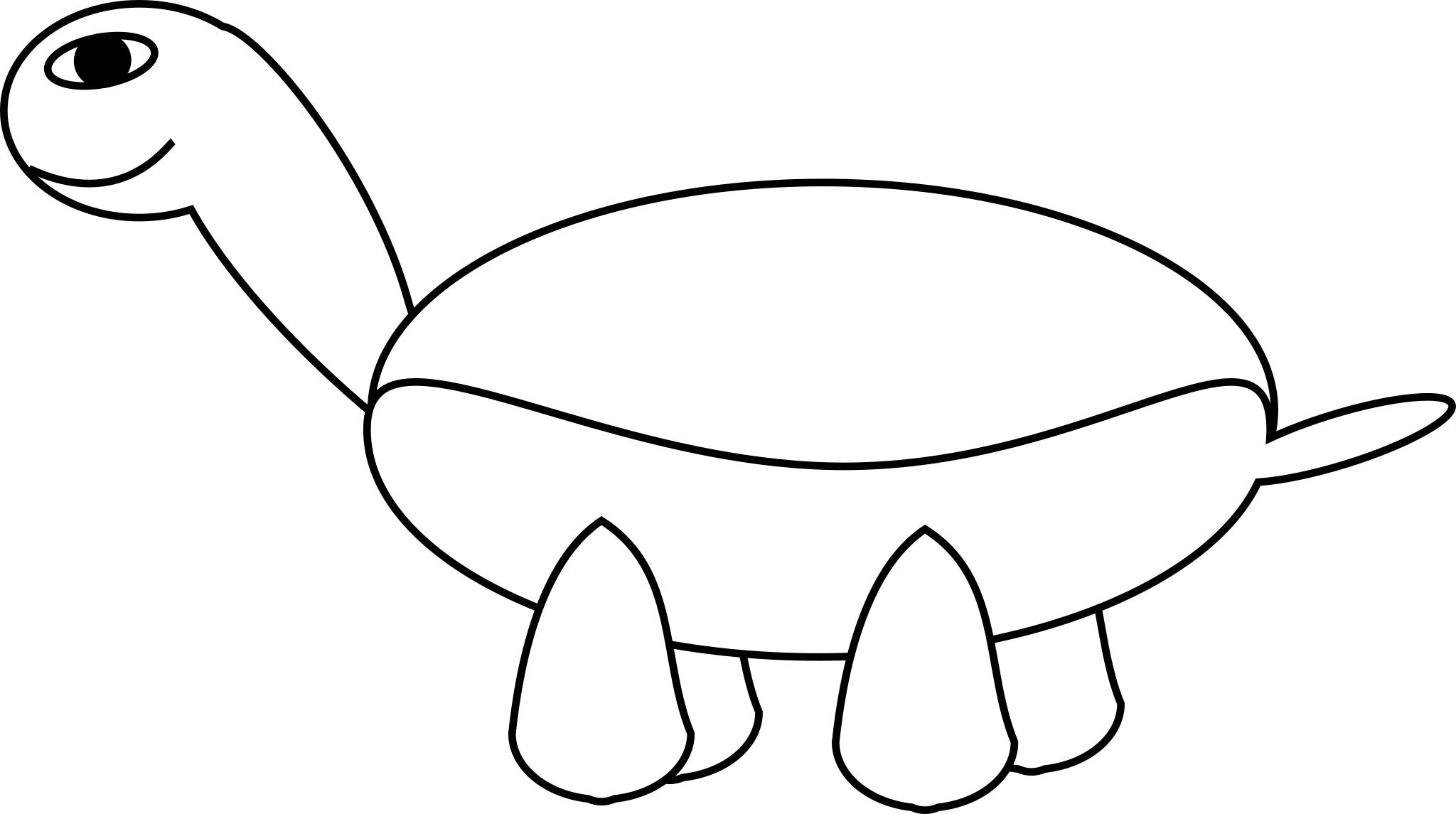 Рисунок черепахи для аппликации