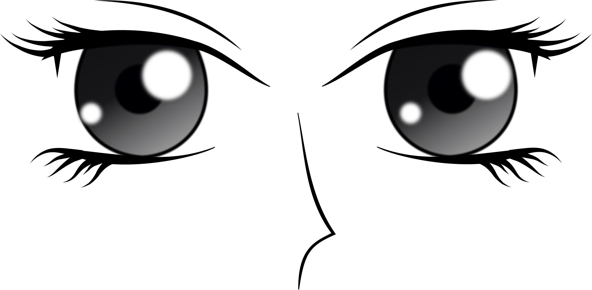 Веселые глаза аниме