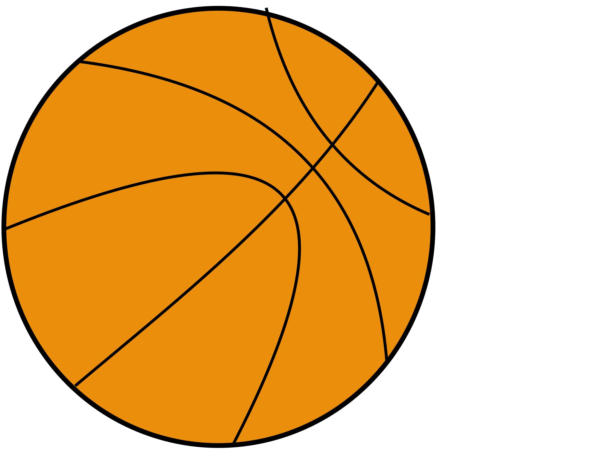 Баскетбольный мяч вектор