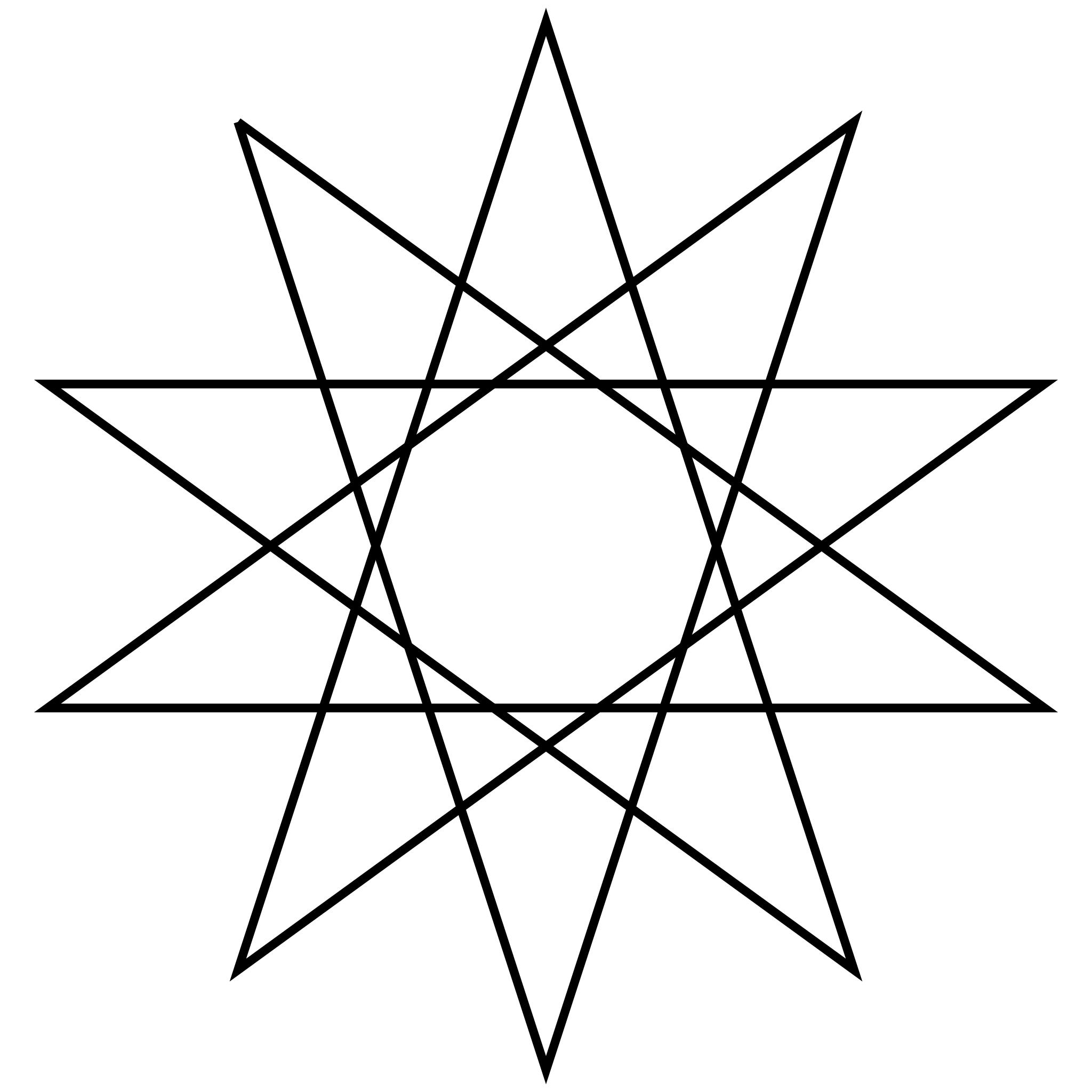 Октаграмма восьмиконечная звезда