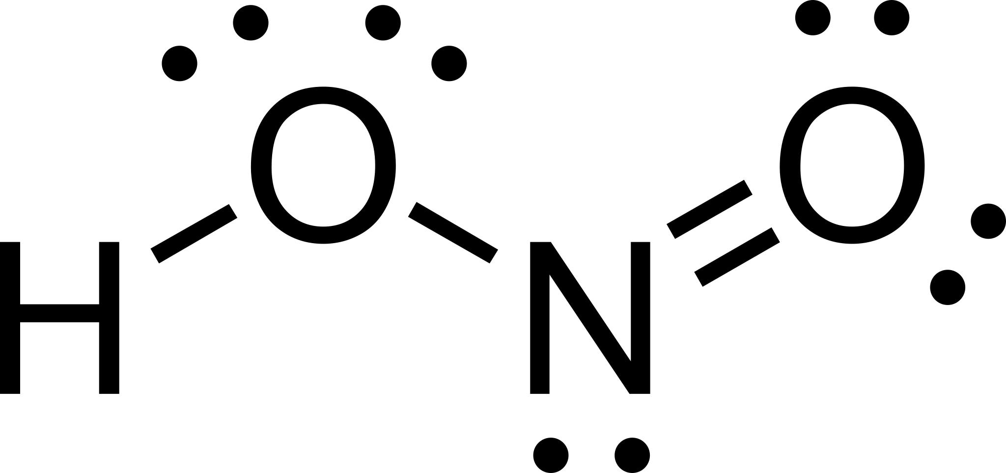 Hno lewis structure