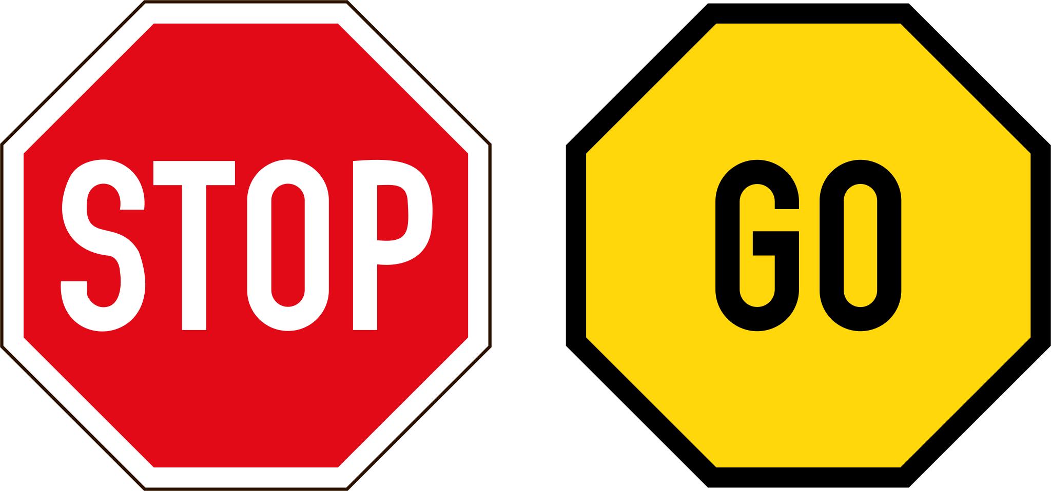 Дорожный знак stop