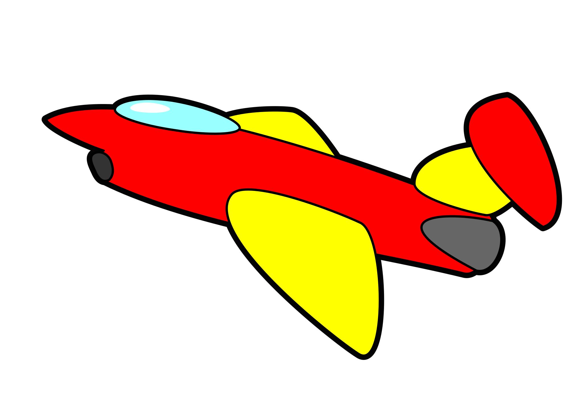 Цветные самолеты для детей