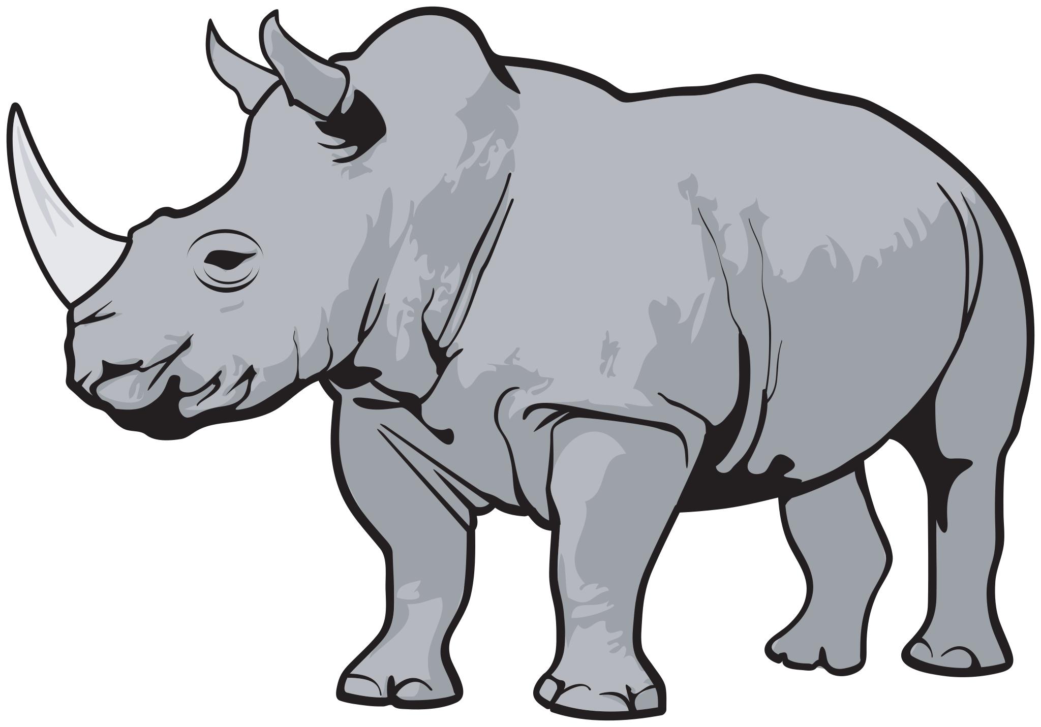 Носорог стикер