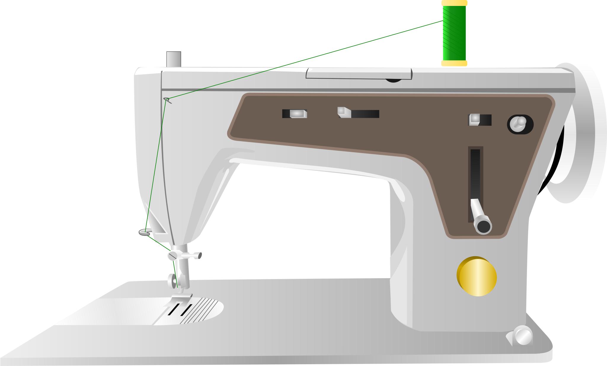 Прозрачная швейная машинка
