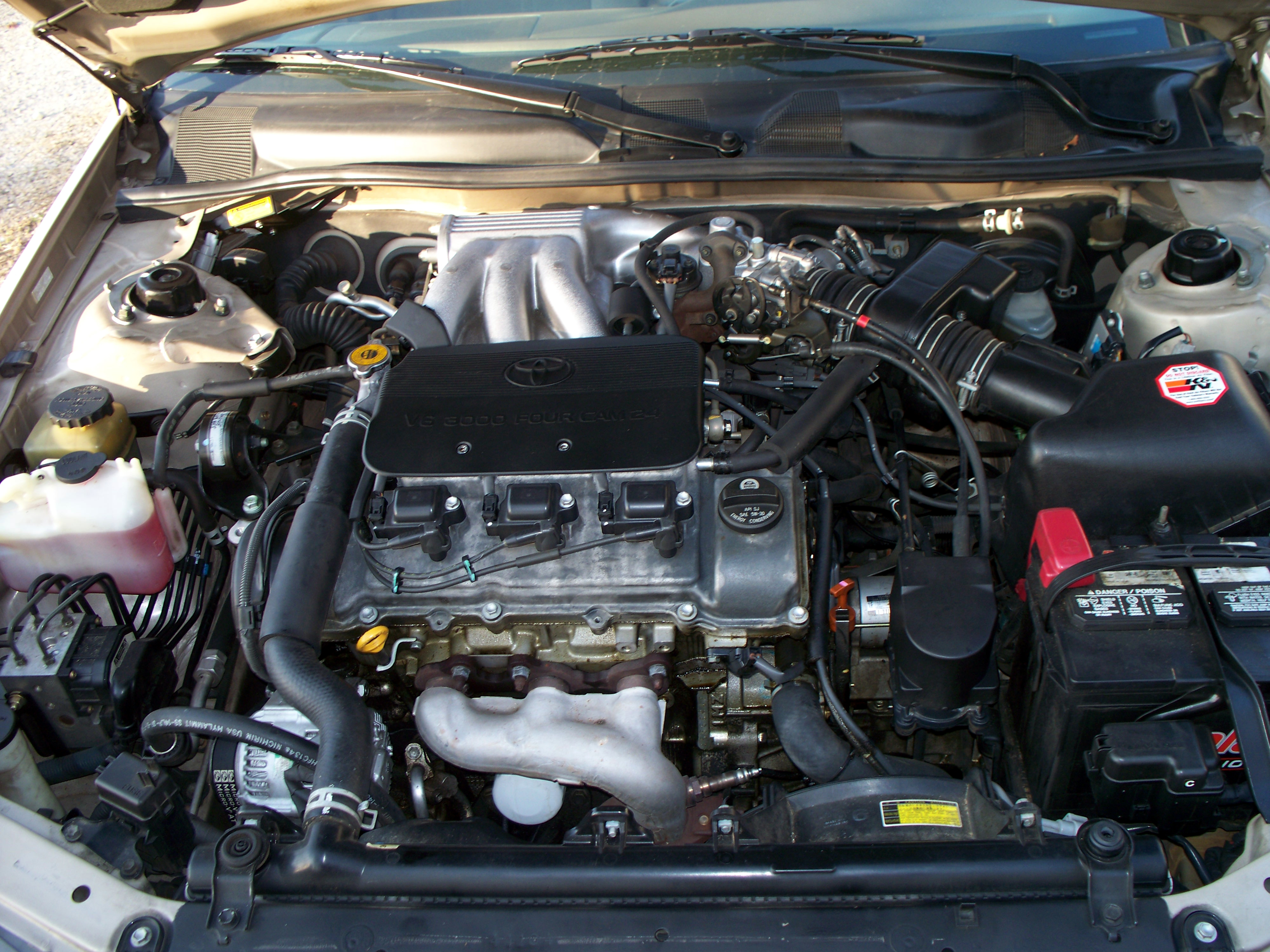 Toyota Camry engine bay 