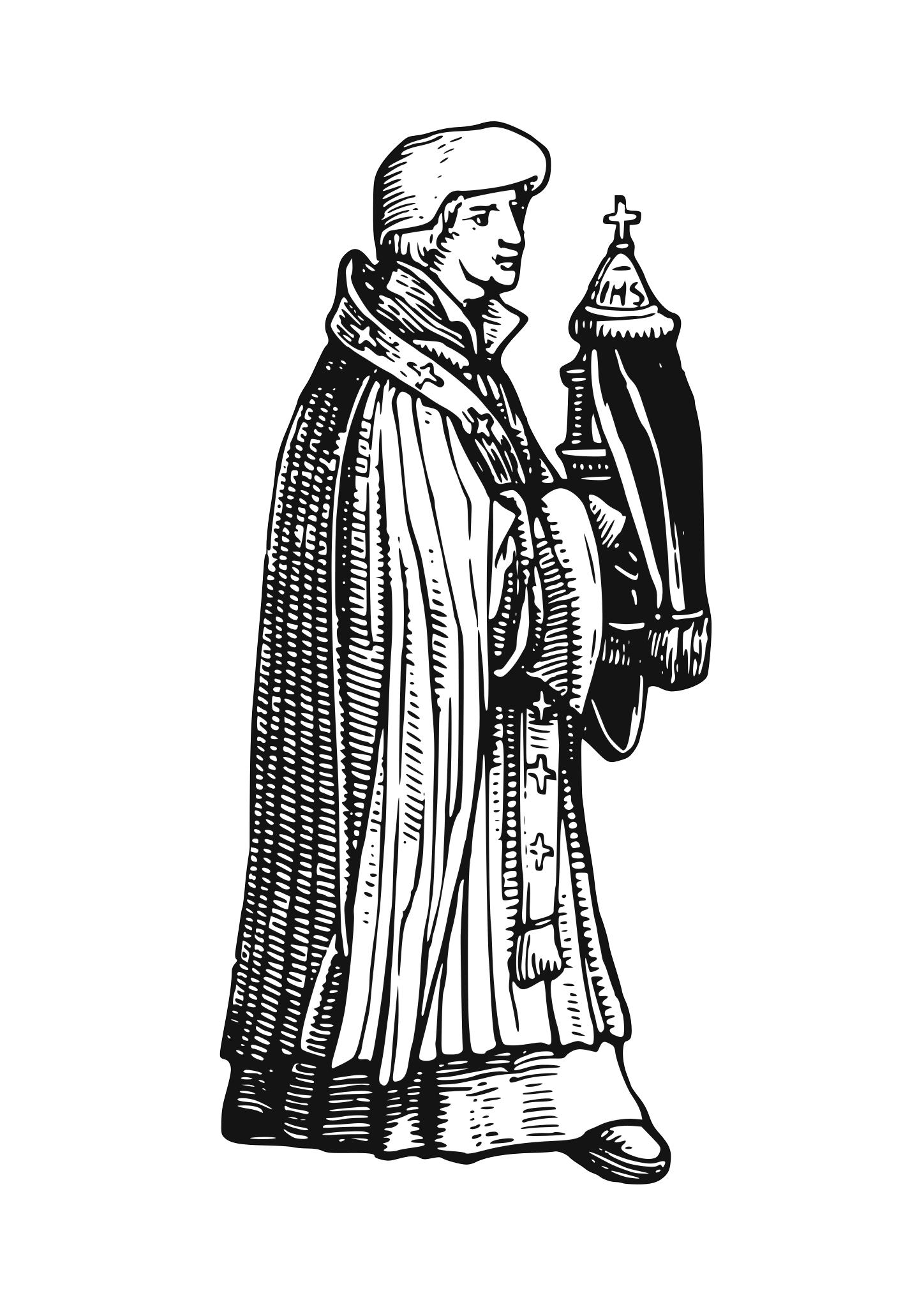 Средневековый священник