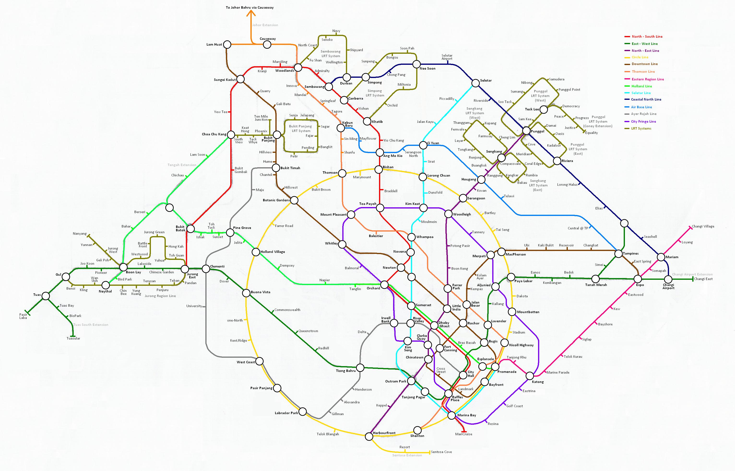 Free Images - mrt lrt system map 0