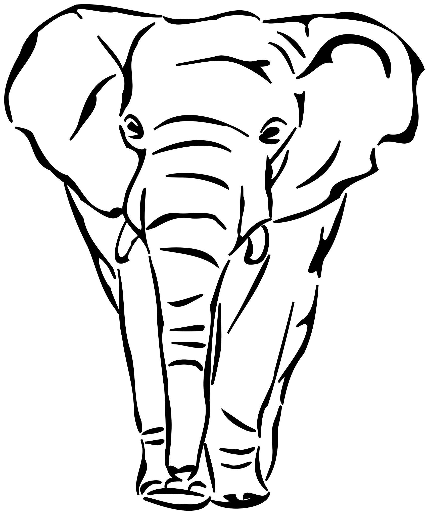 Графическое изображение слона