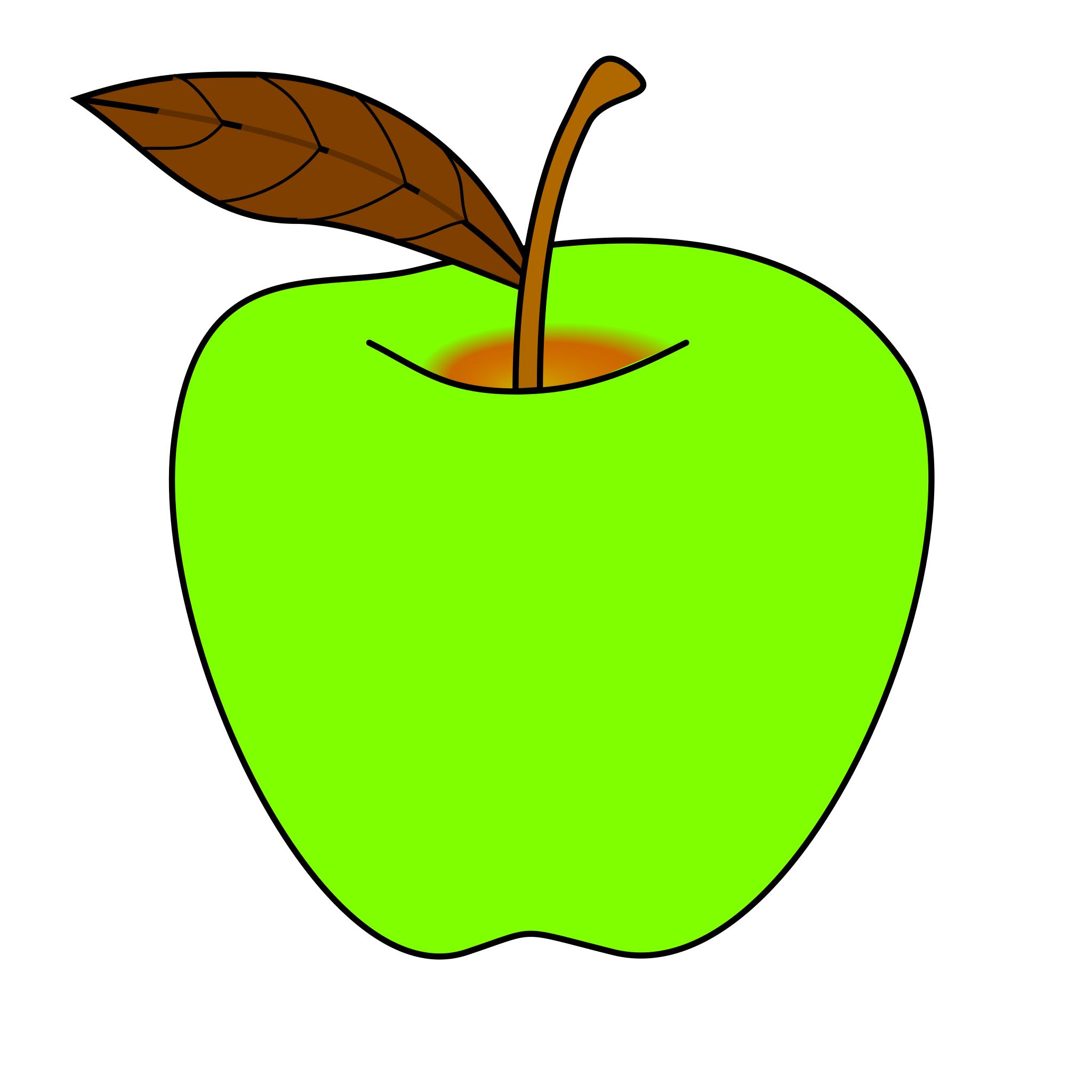 Картинка яблоко для детей