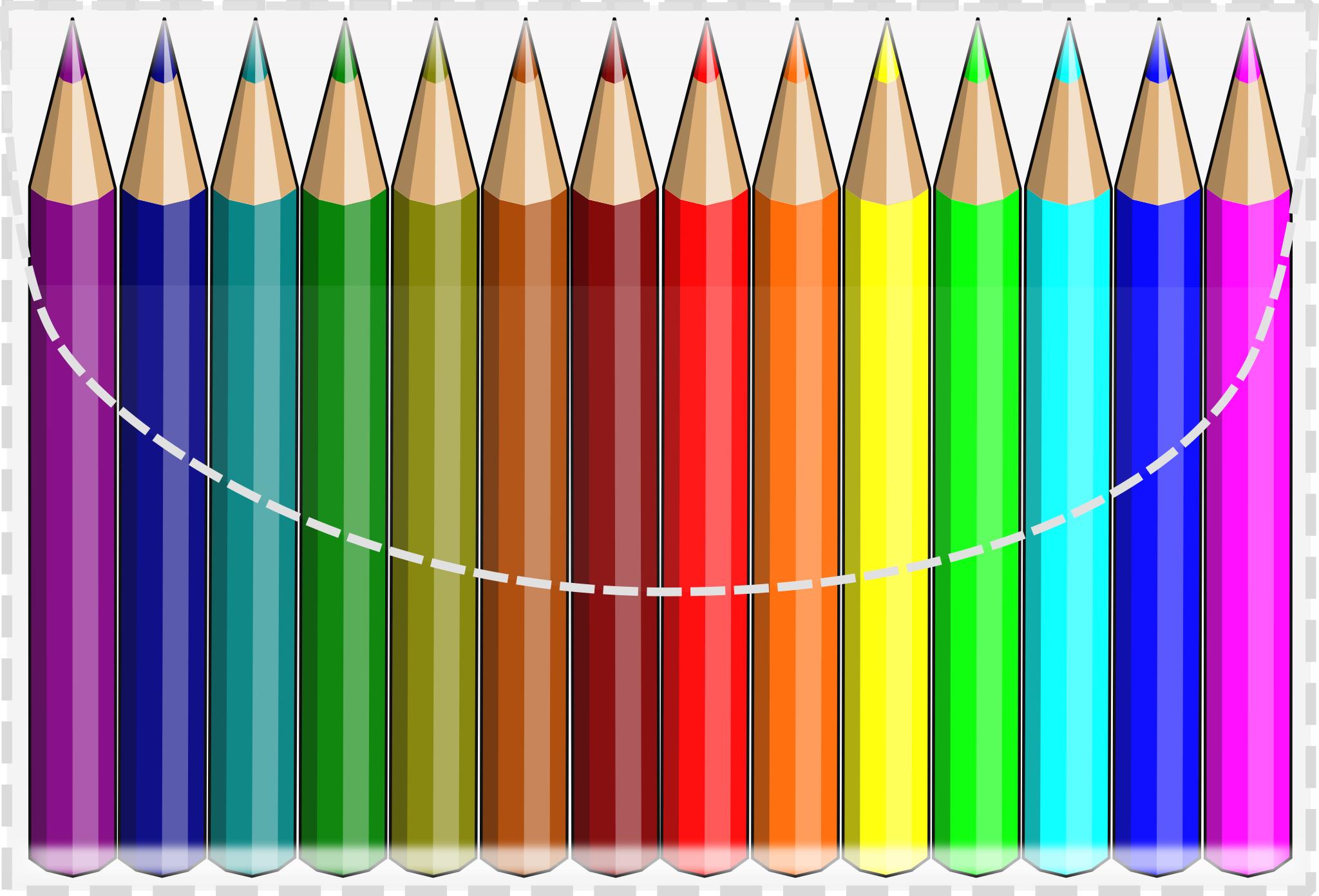 Цветные карандаши вектор