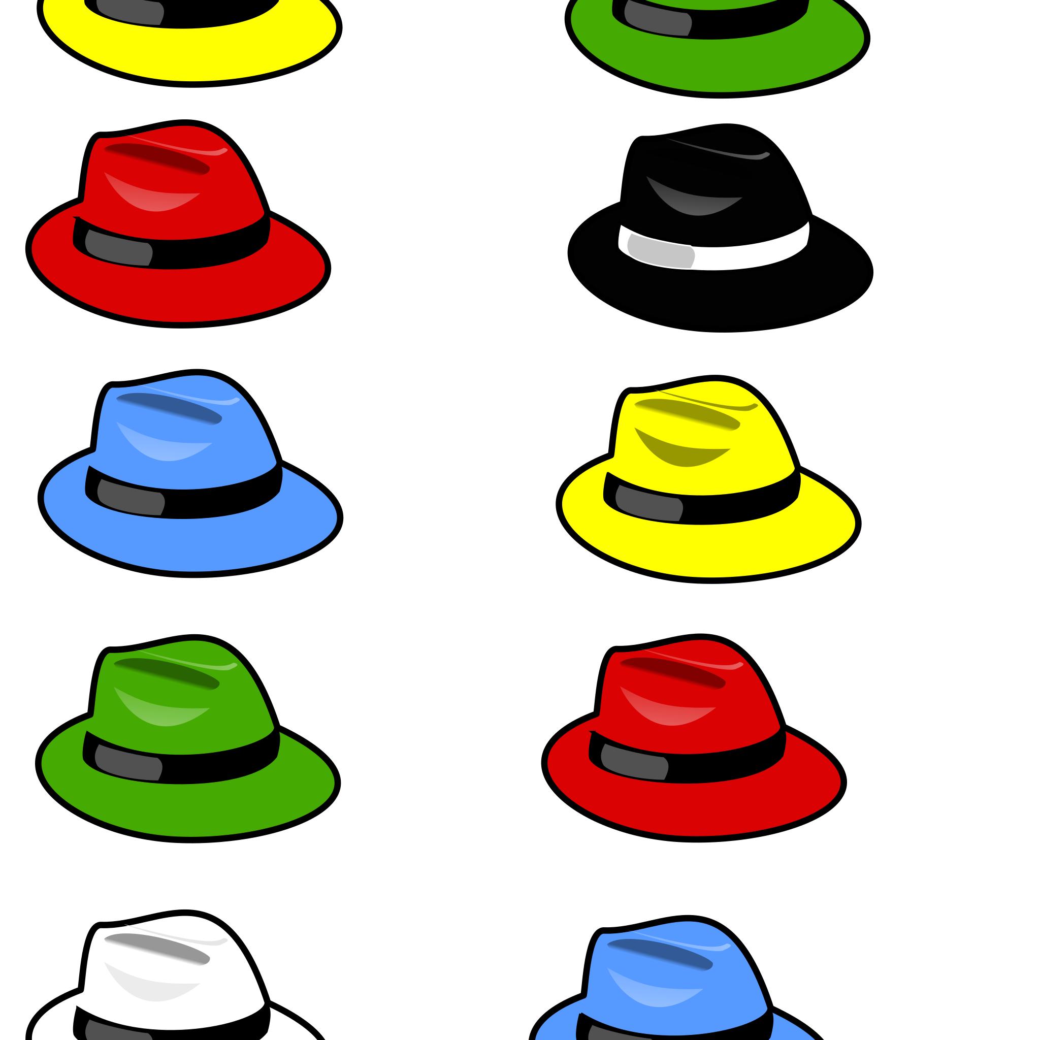 Форма шляпы для детей рисунок