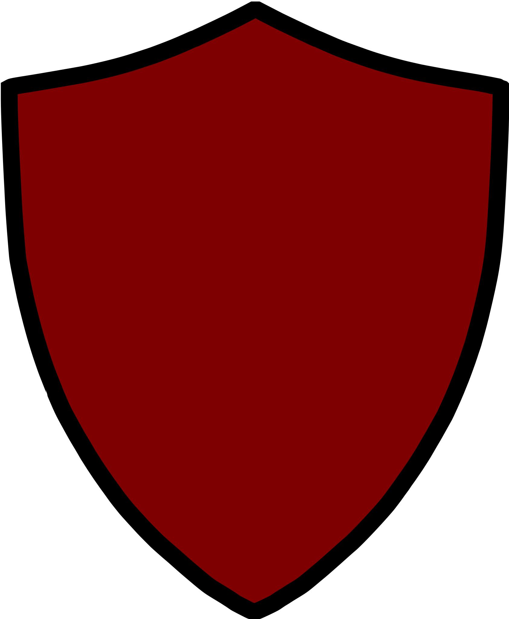 Красный геральдический щит