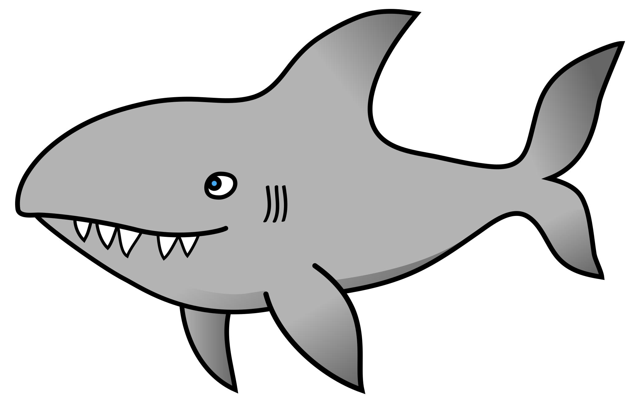 Нарисовать акулу
