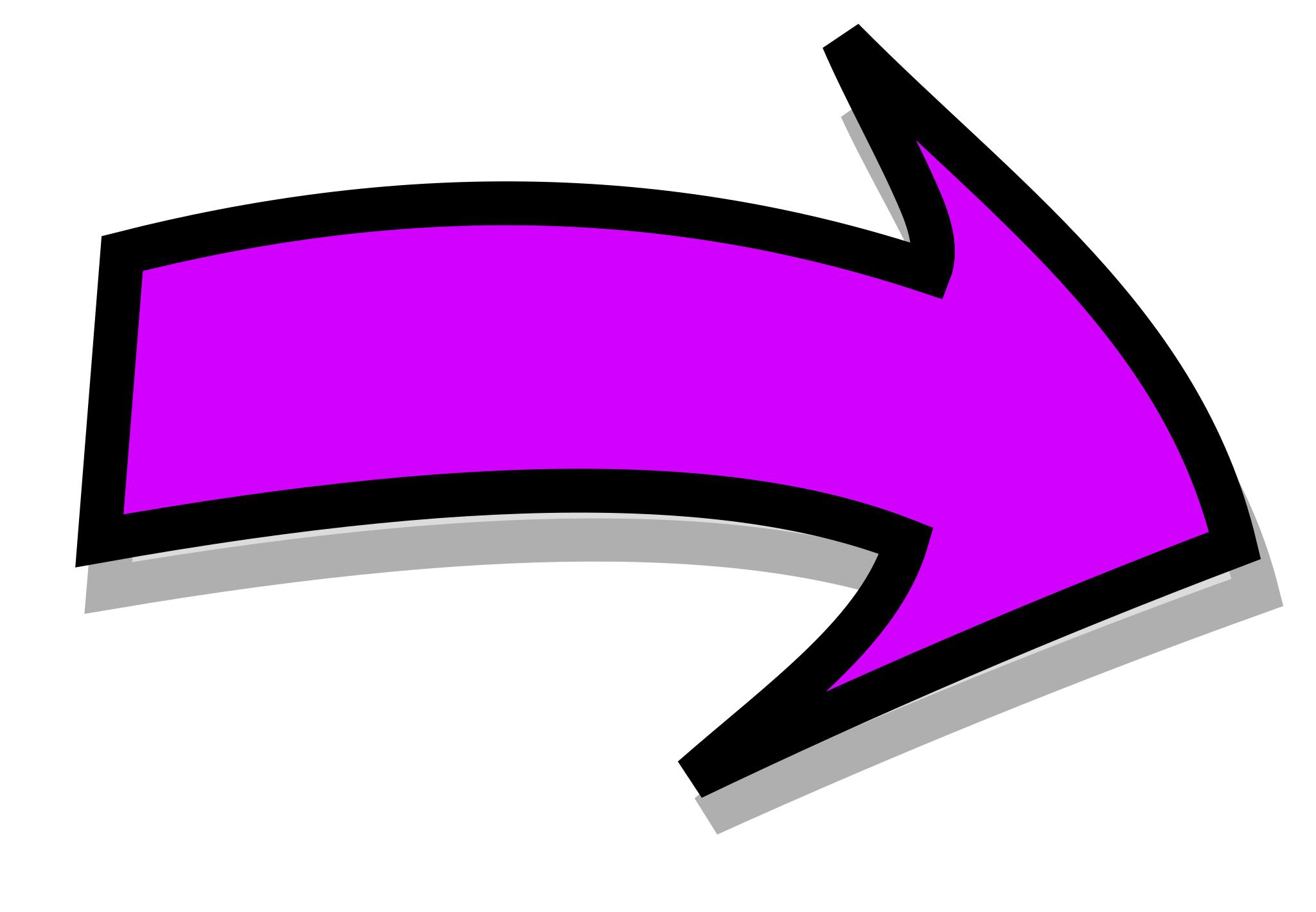 Фиолетовая стрелочка