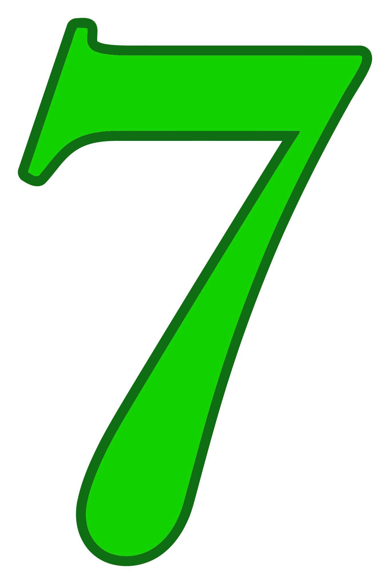 Картинка семь. Цифра 7 зеленая. Цифра 7 цветная. Цифра 7 зеленого цвета. Цифра 7 маленькая.