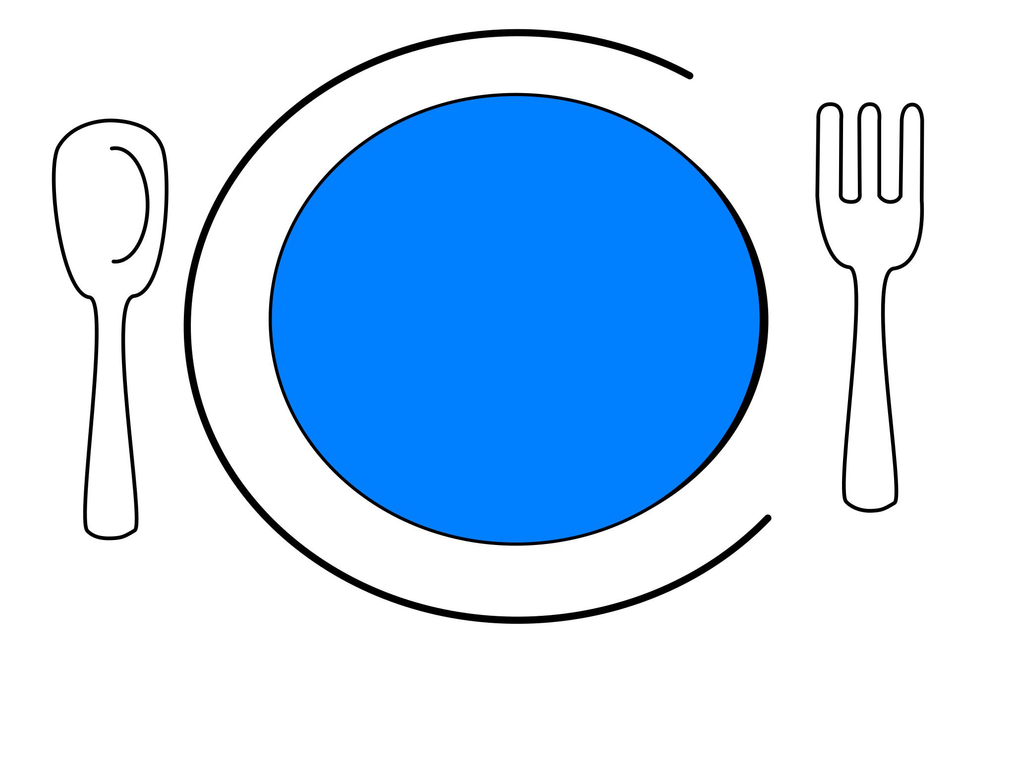 Вилка ложка тарелка изображение