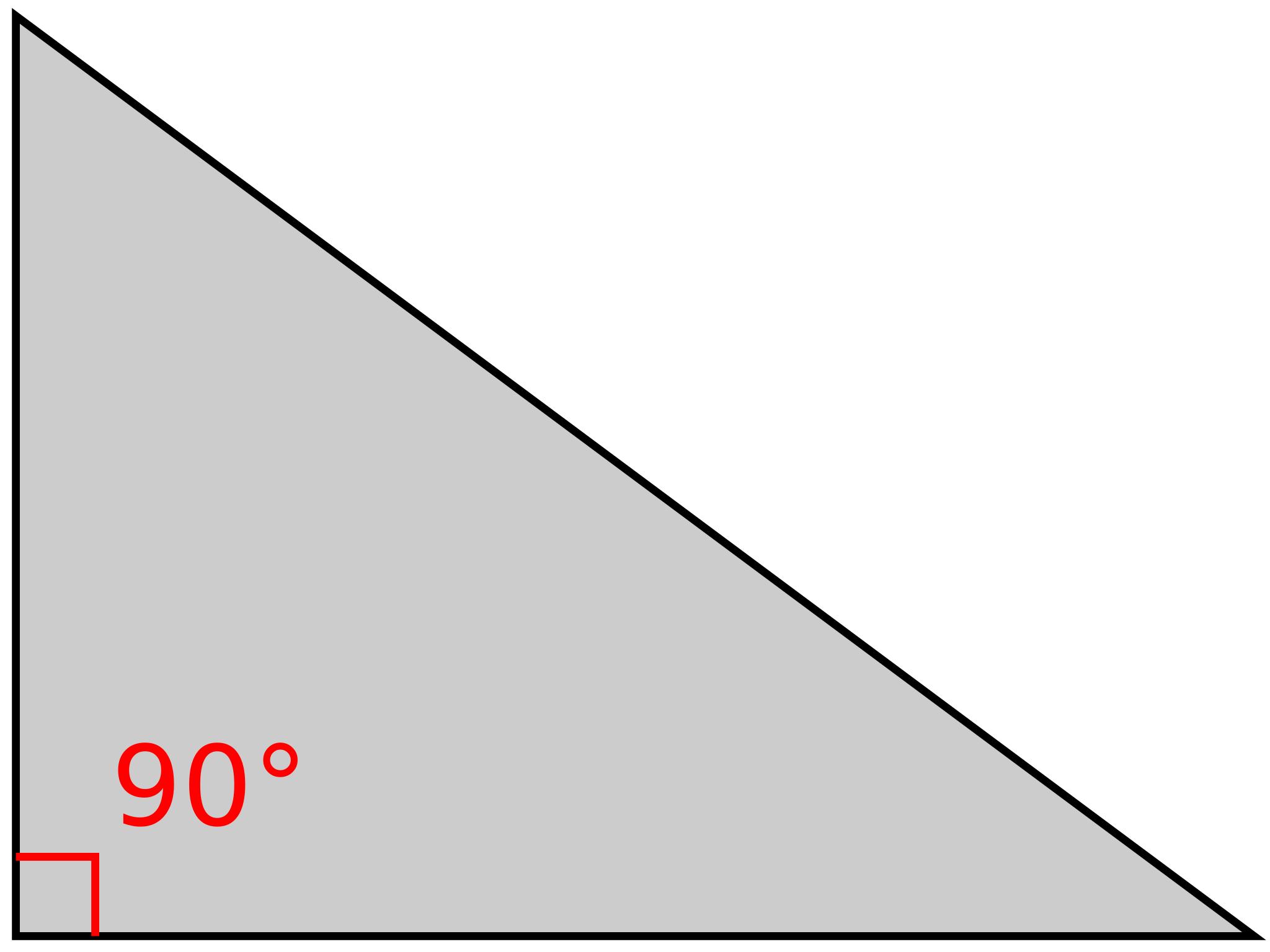 Треугольник с прямым углом