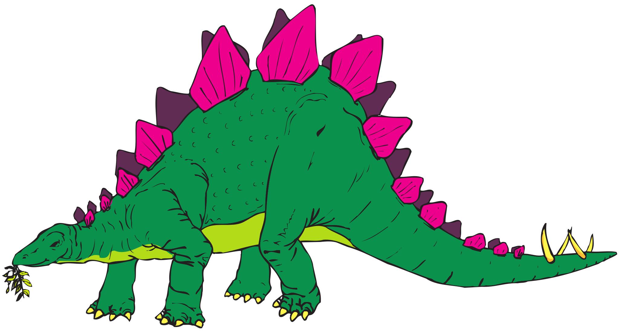 Динозавры мультяшные Стегозавр