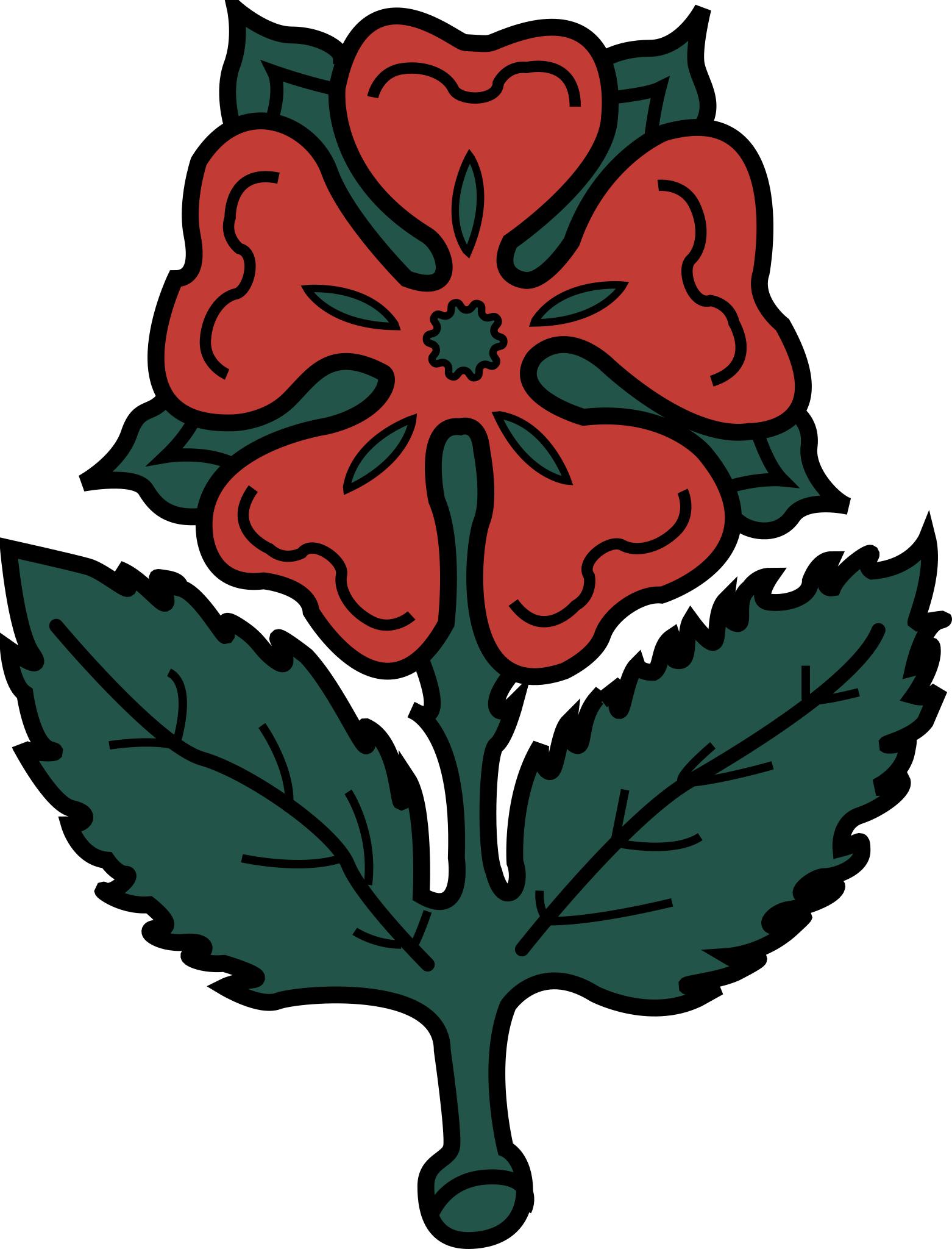 Роза Ланкастеров символ Англии