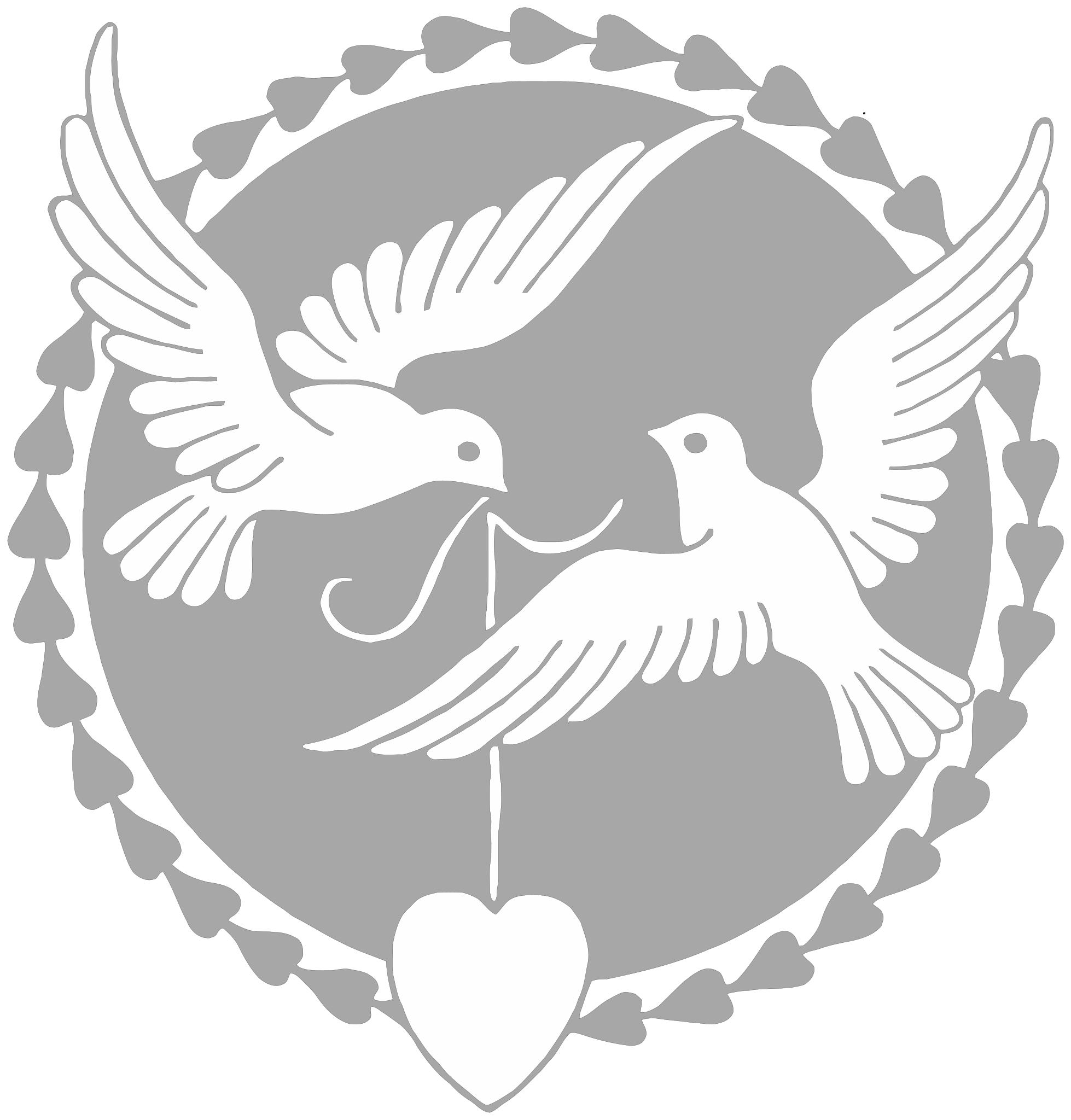 Свадебная символика голуби