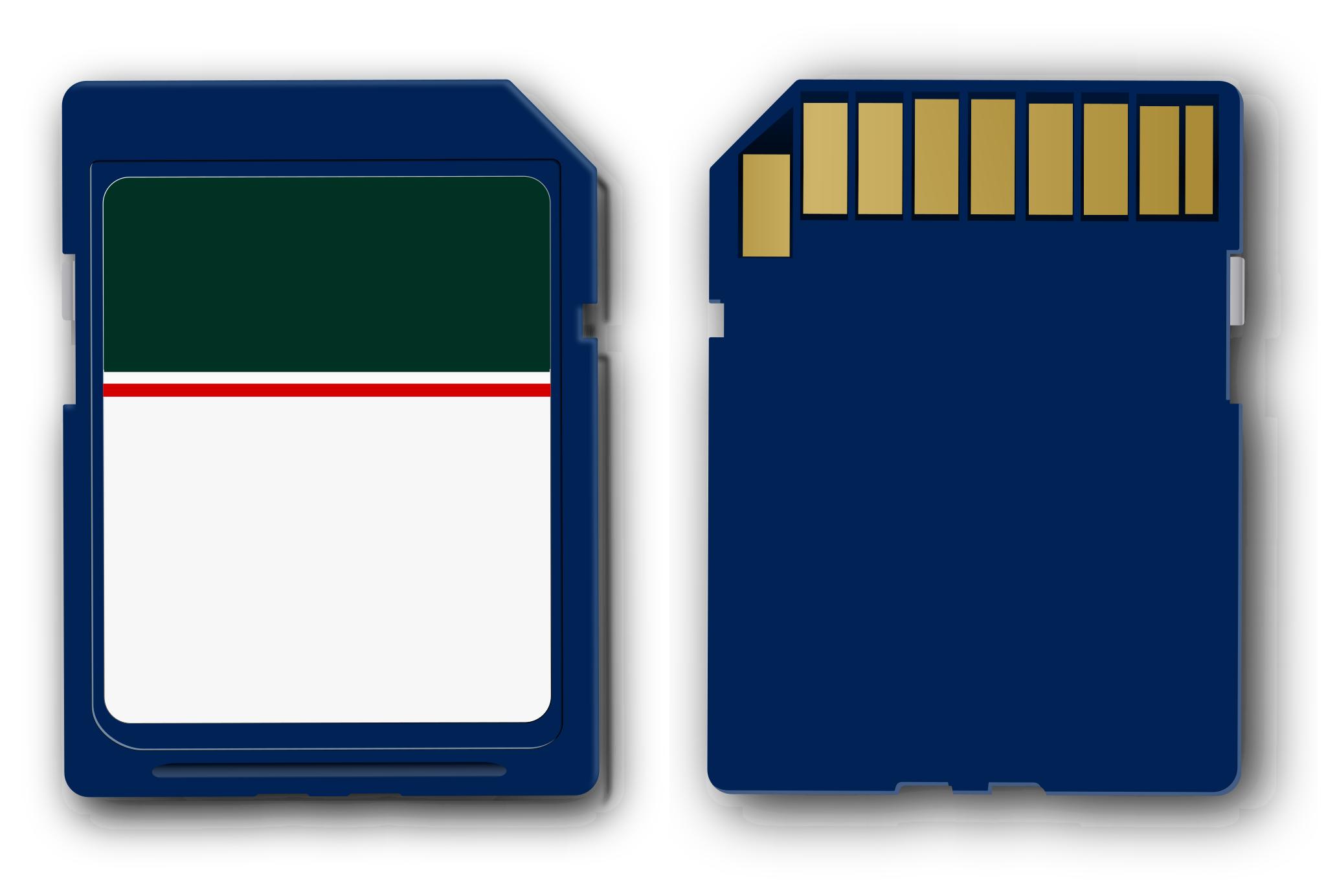 SD Card синяя