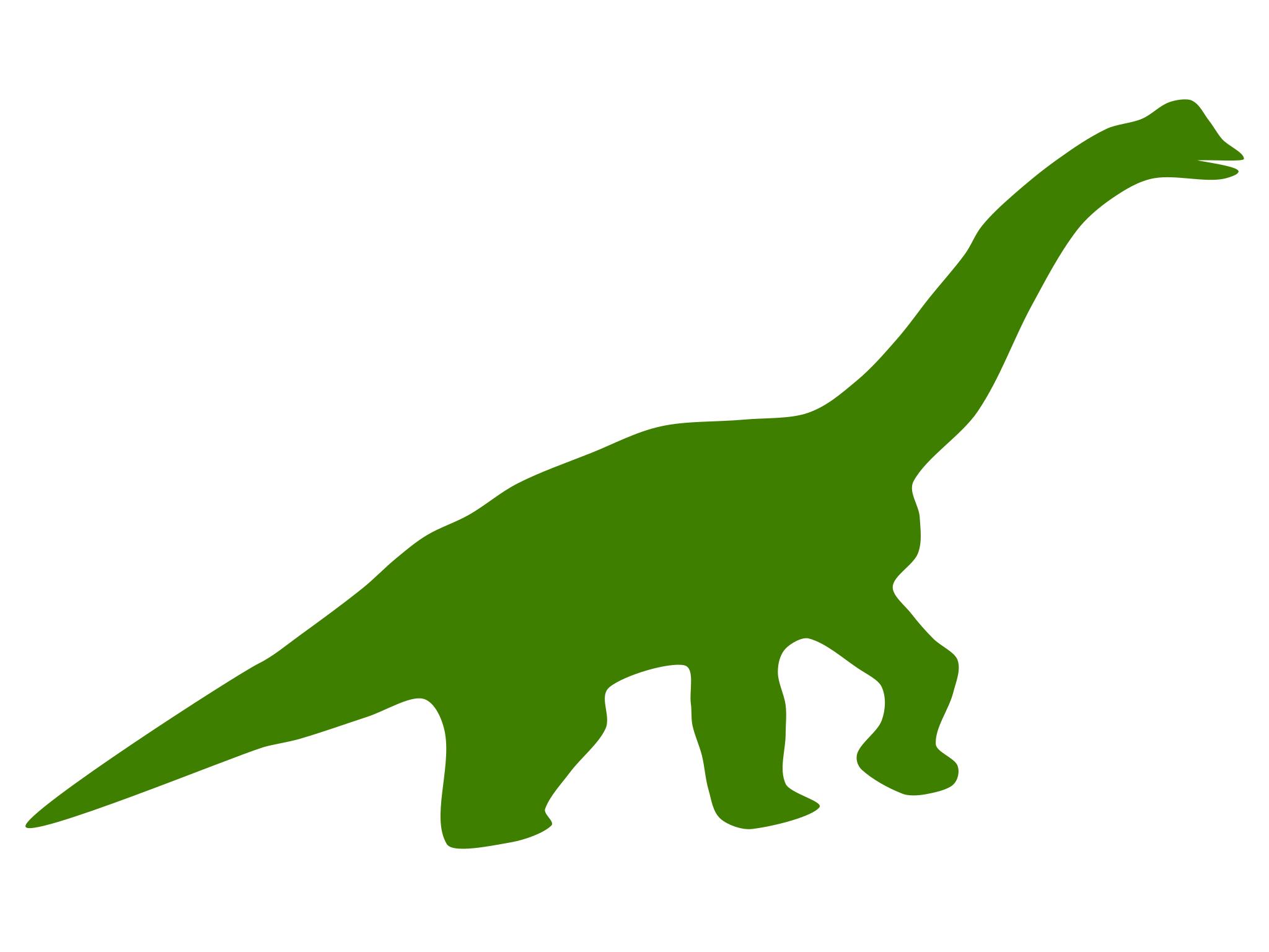 Динозавр на зеленом фоне