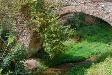 Arch bridge rio Darro Granada Spain.jpg