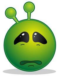 Smiley green alien sad.svg